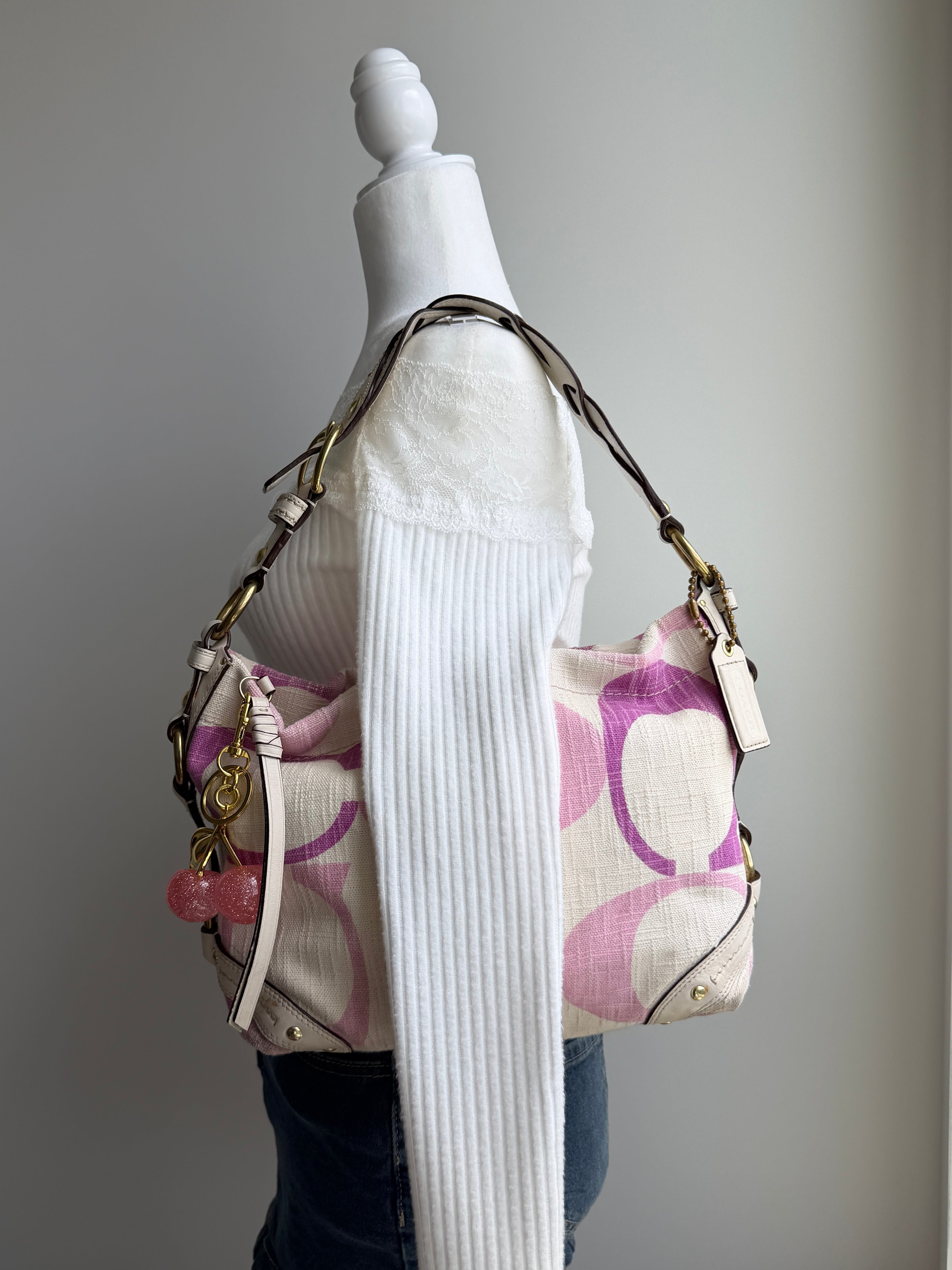 Coach Carly Pink Shoulder Bag
