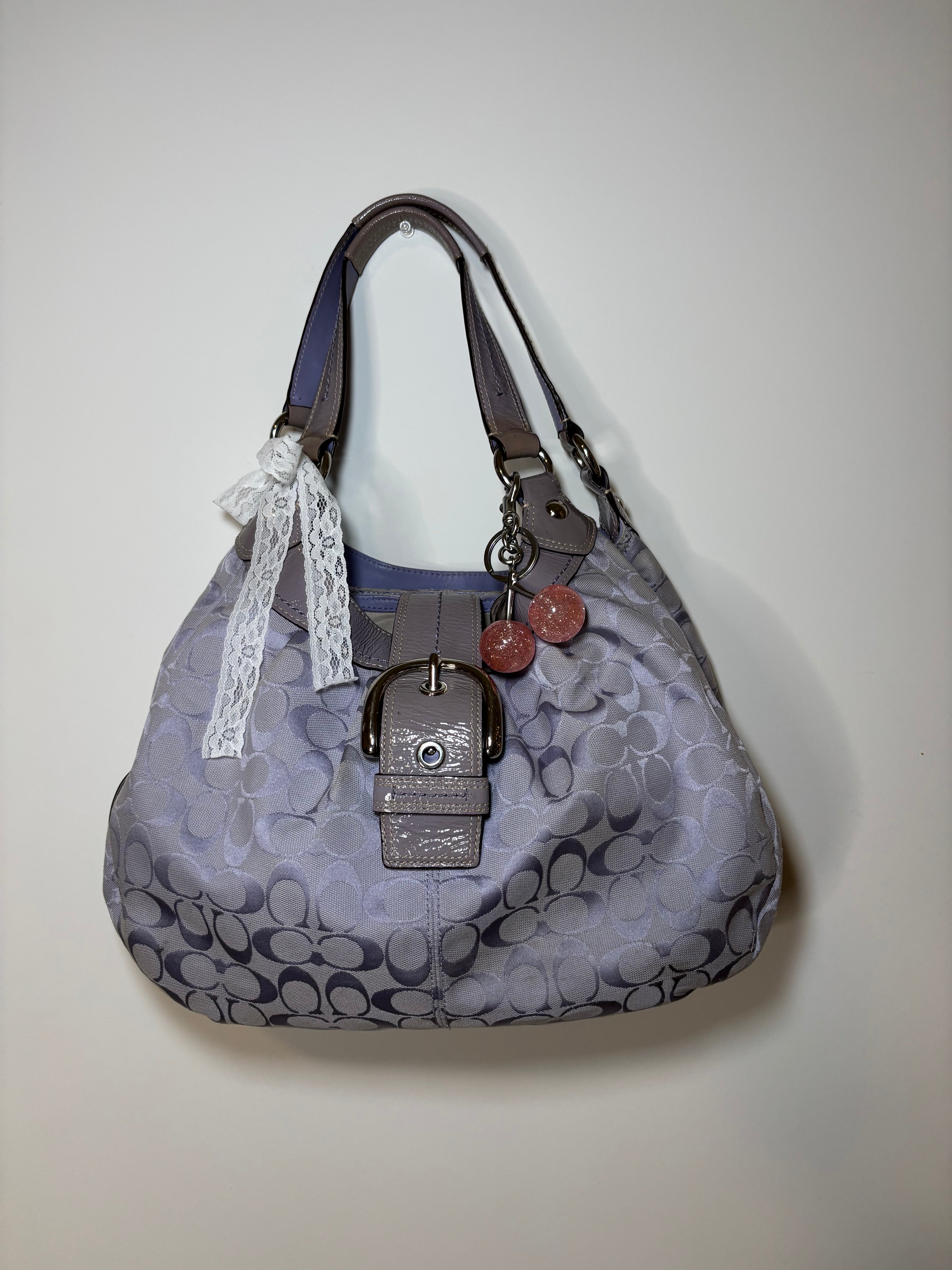 Coach Soho Purple Shoulder Bag and Wallet