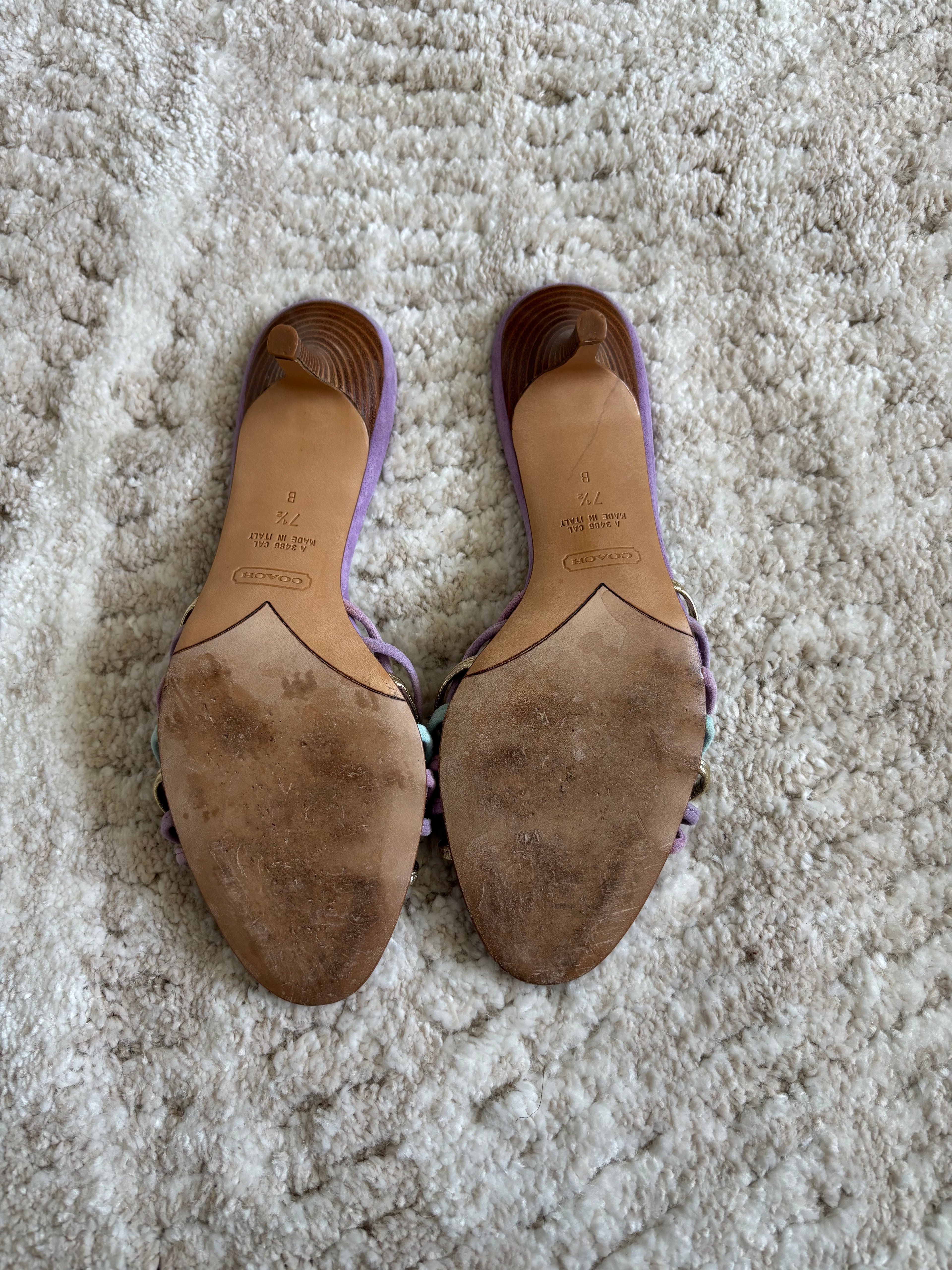 Coach Kitten Heels 7.5 W