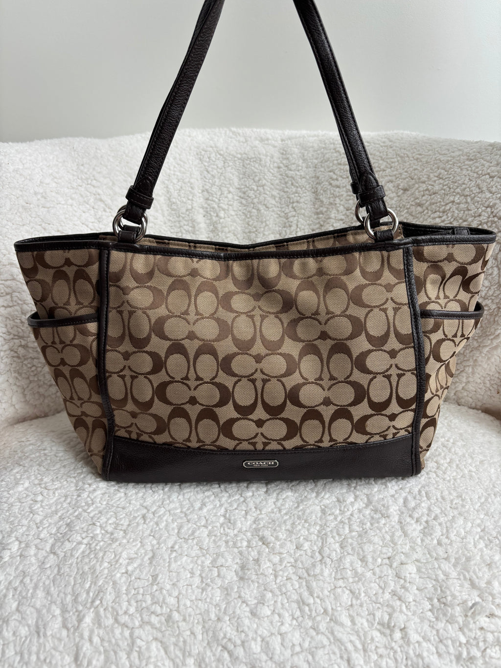 Coach Signature Brown Tote Bag
