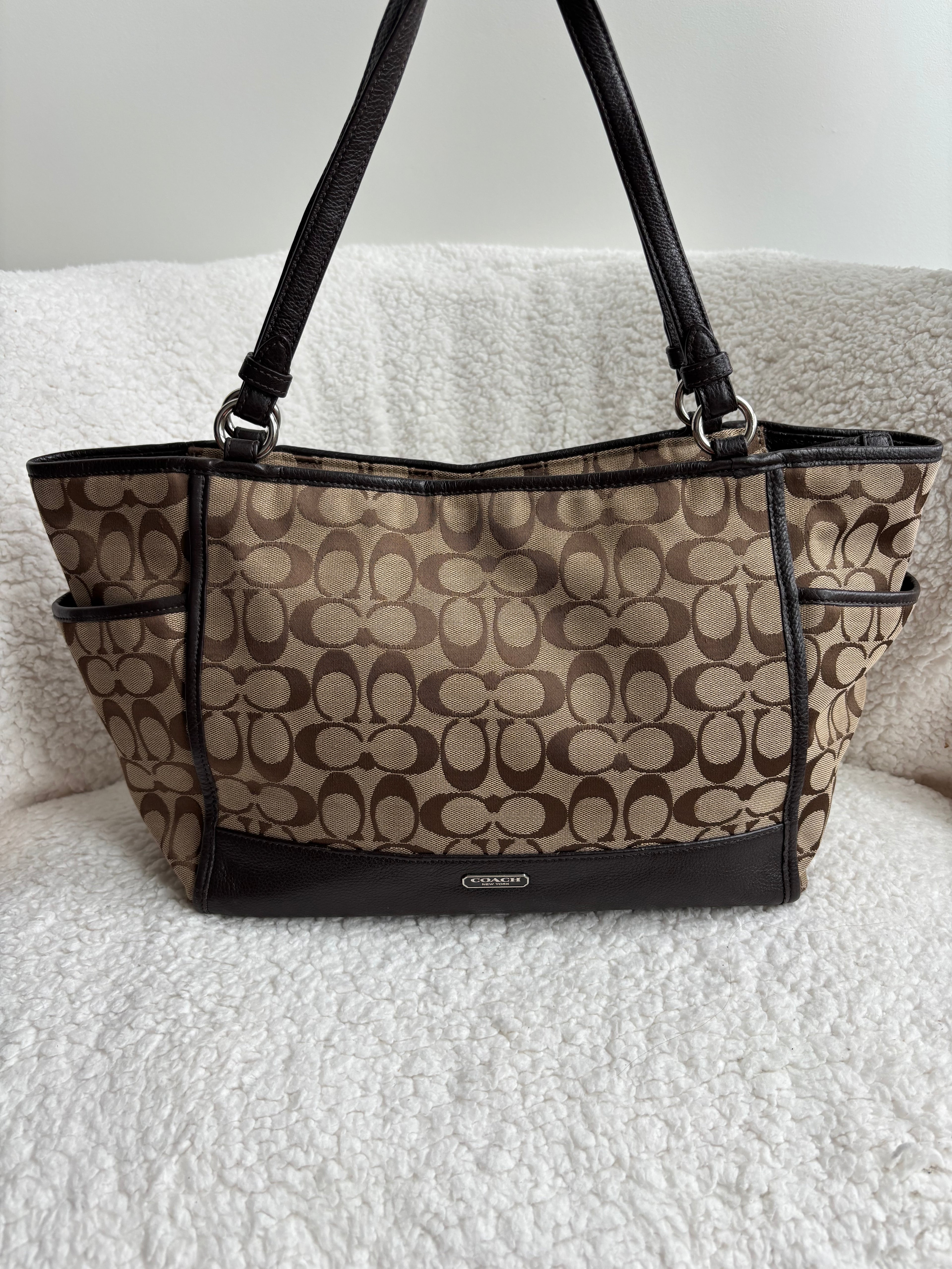 Coach Signature Brown Tote Bag