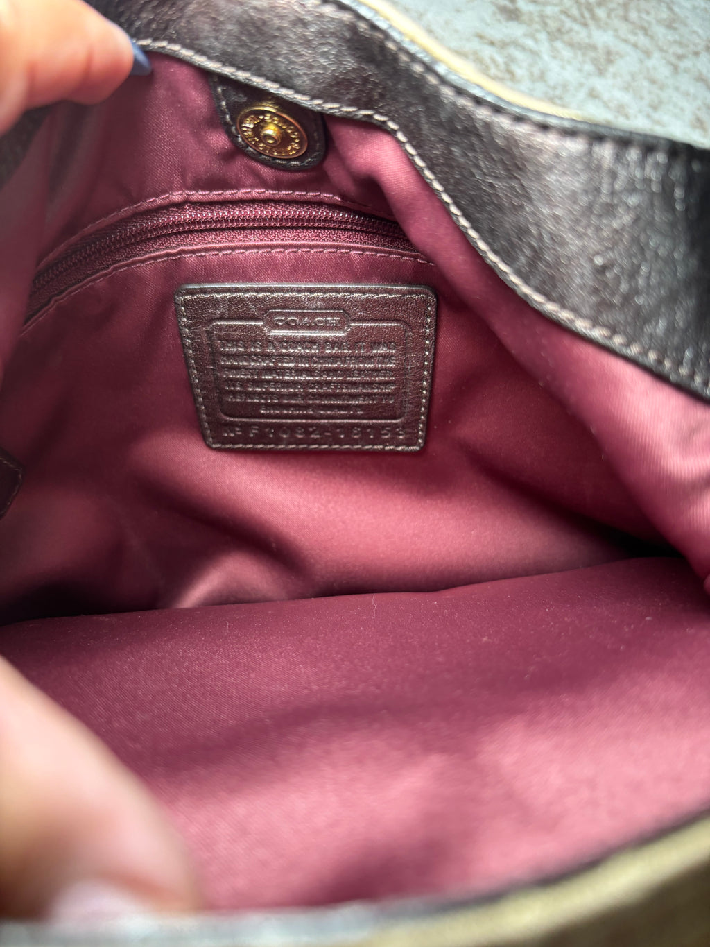 Coach Maggie Champagne Shoulder Bag