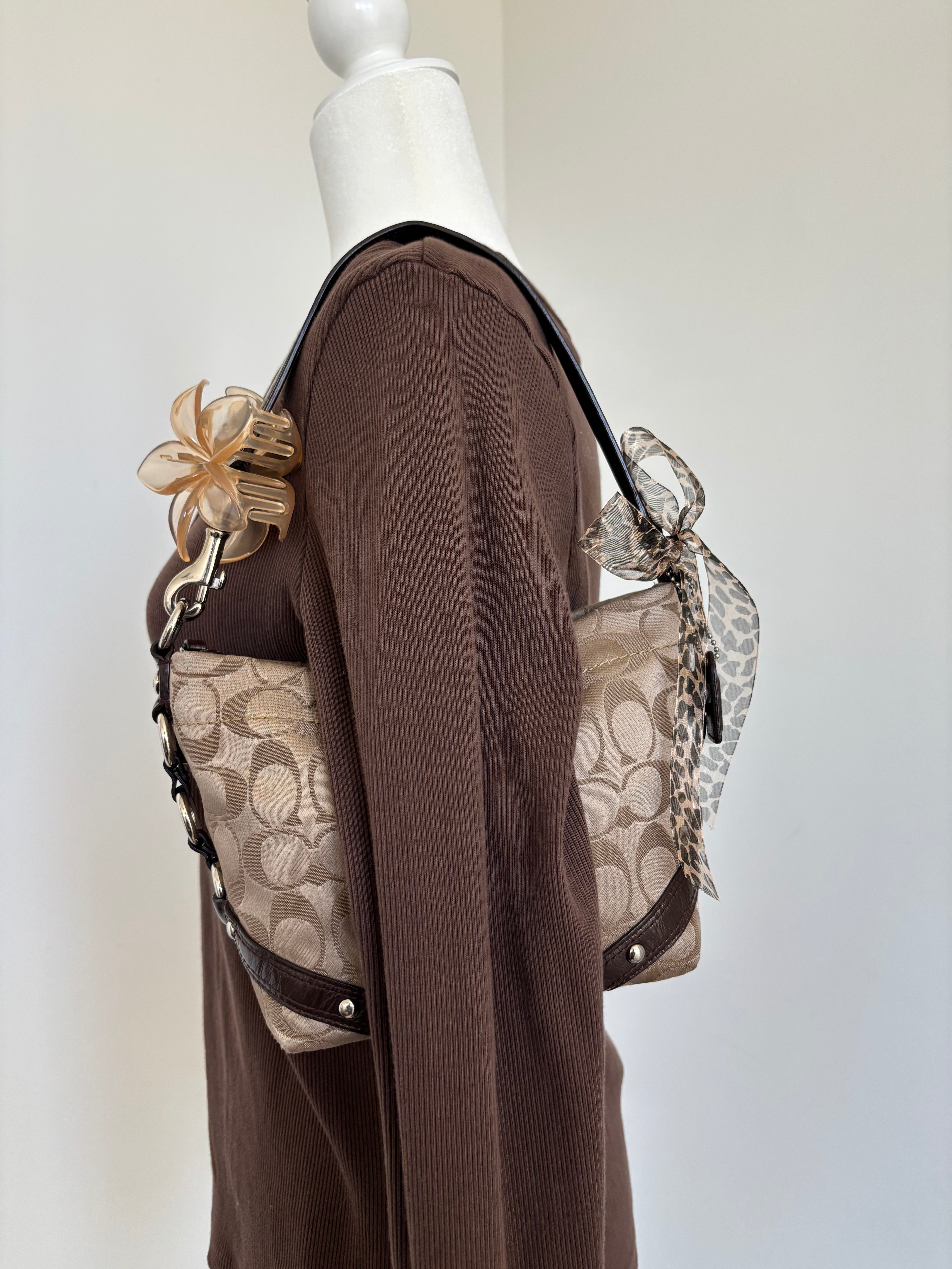 Y2K Coach Mini Brown Carly