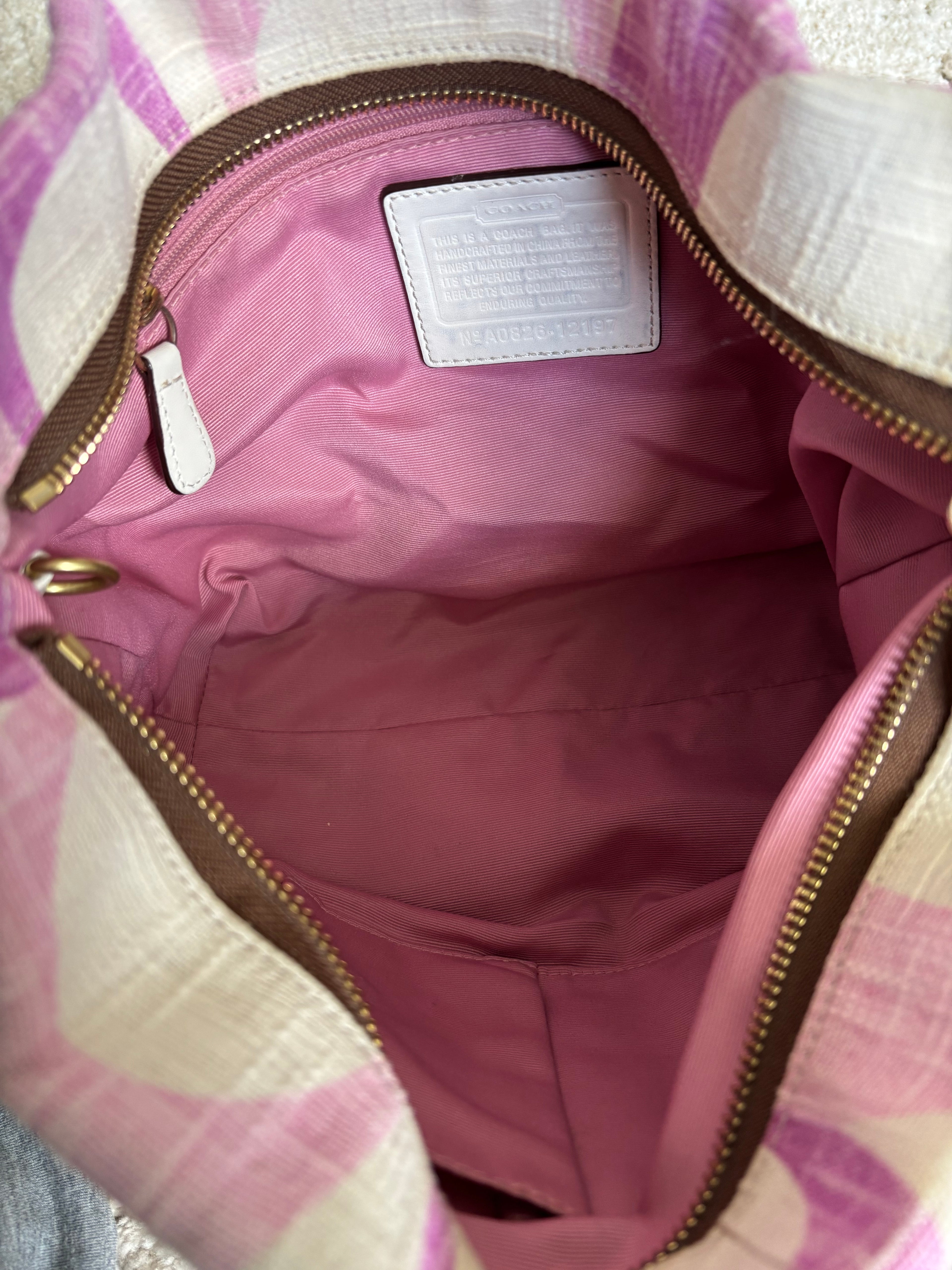 Coach Carly Pink Shoulder Bag