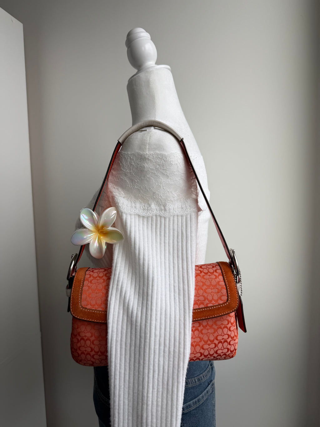 Coach Mini Two Pocket Soho Orange