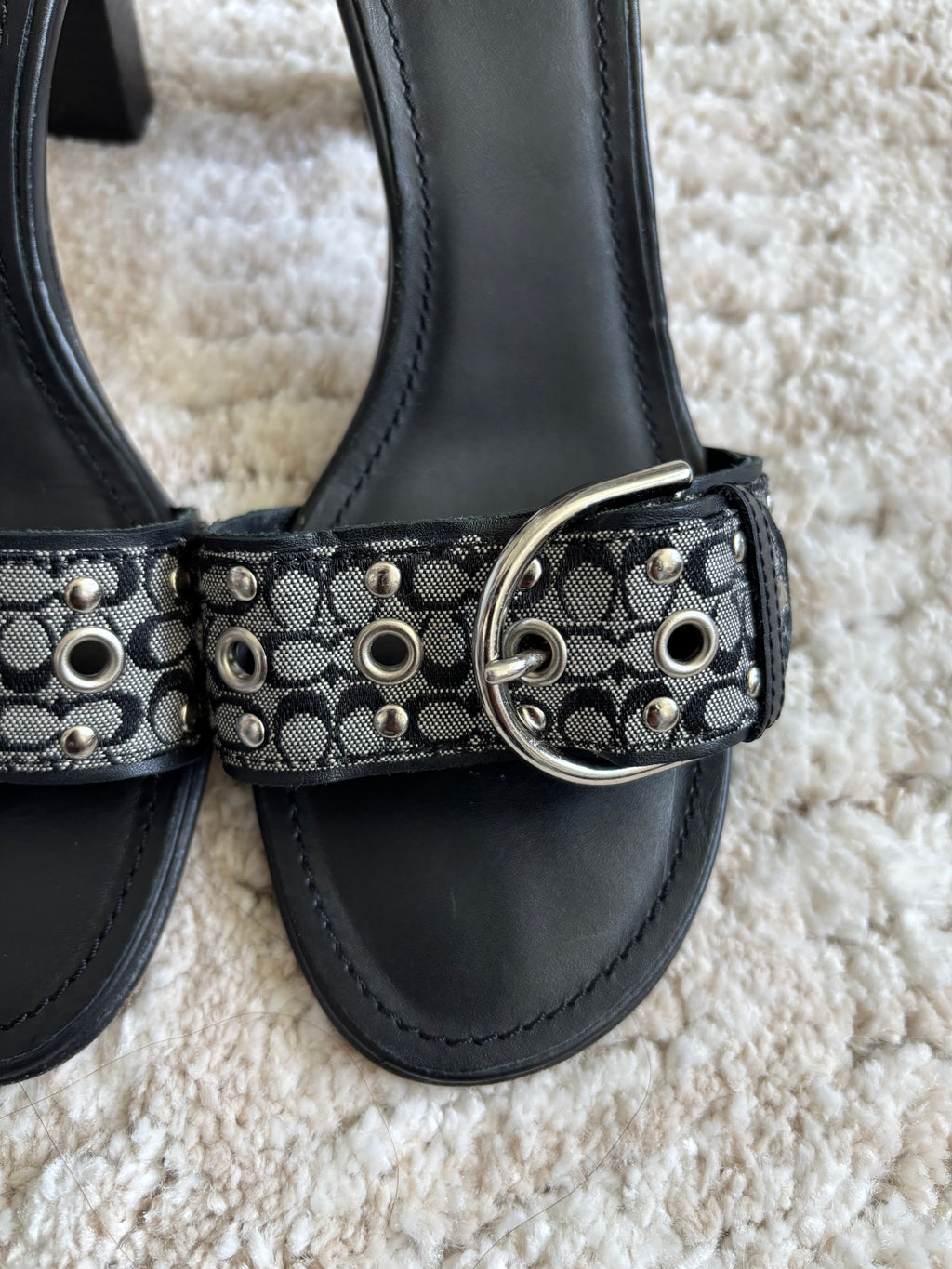 Coach Signature Heels Size 8 W
