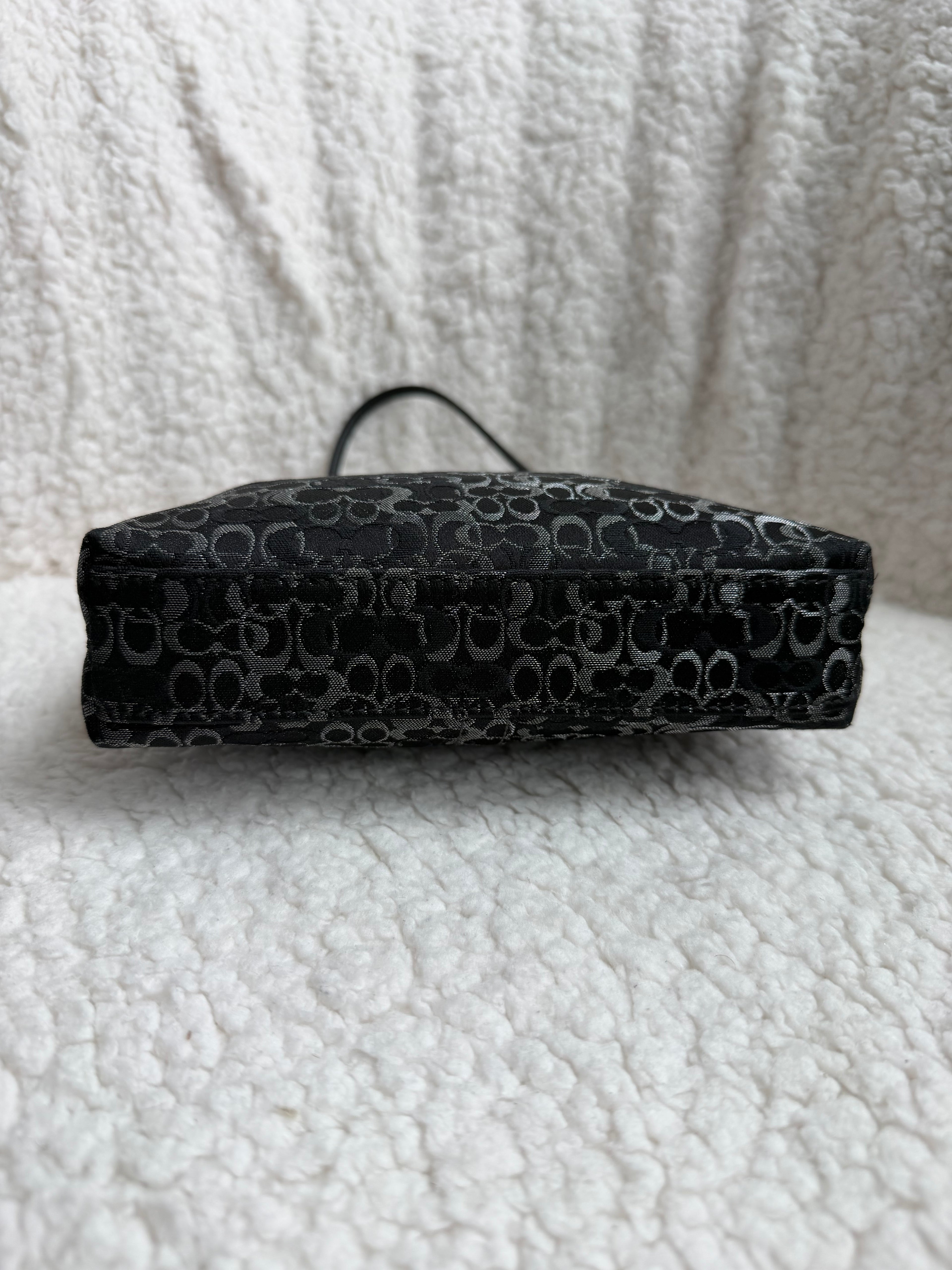 Coach Black Turnlock Mini Bag
