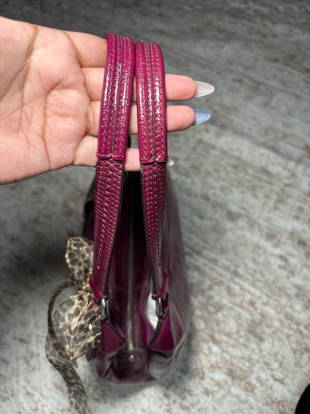 Coach Patent Leather Shoulder Bag