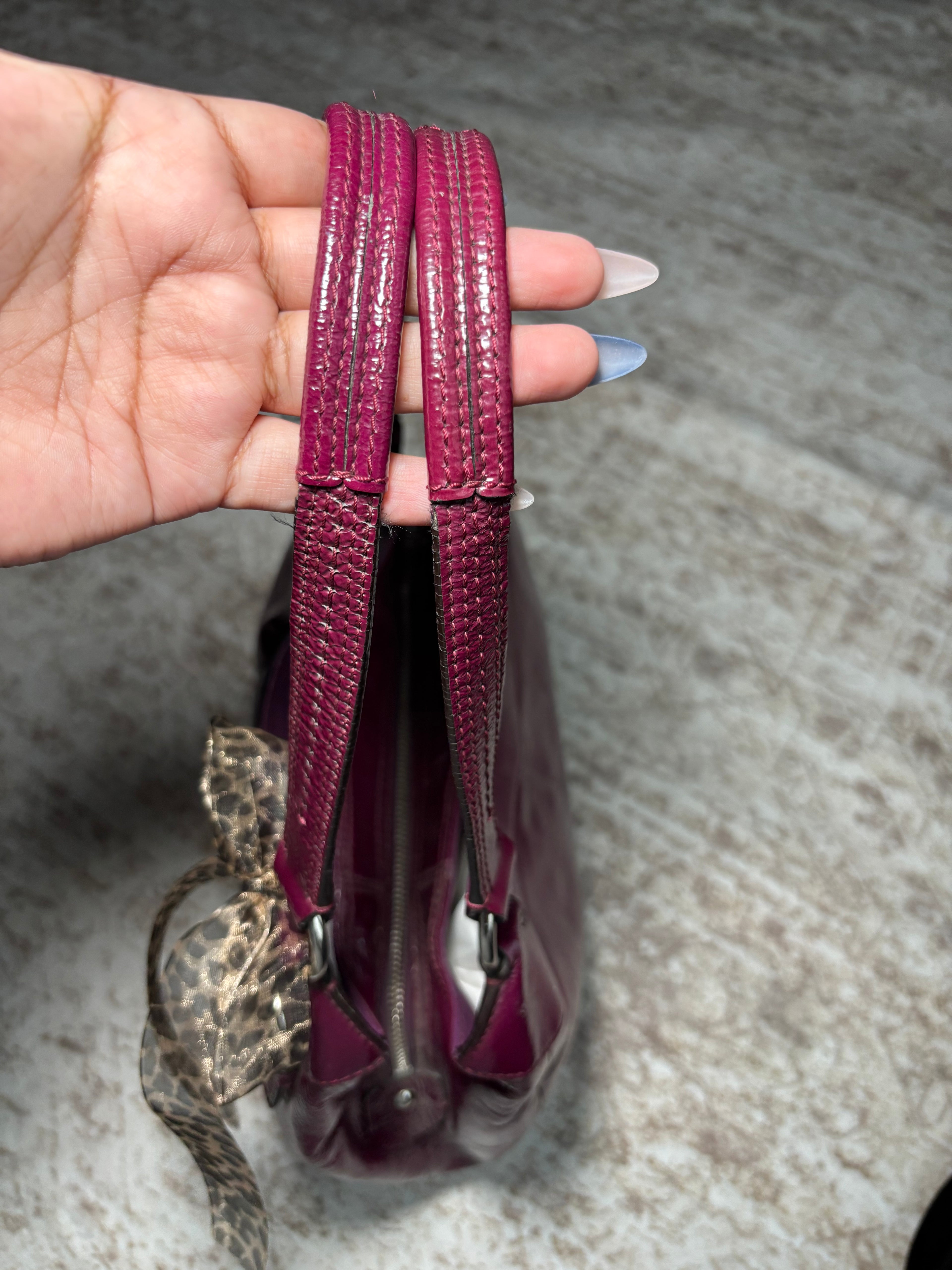 Coach Patent Leather Shoulder Bag