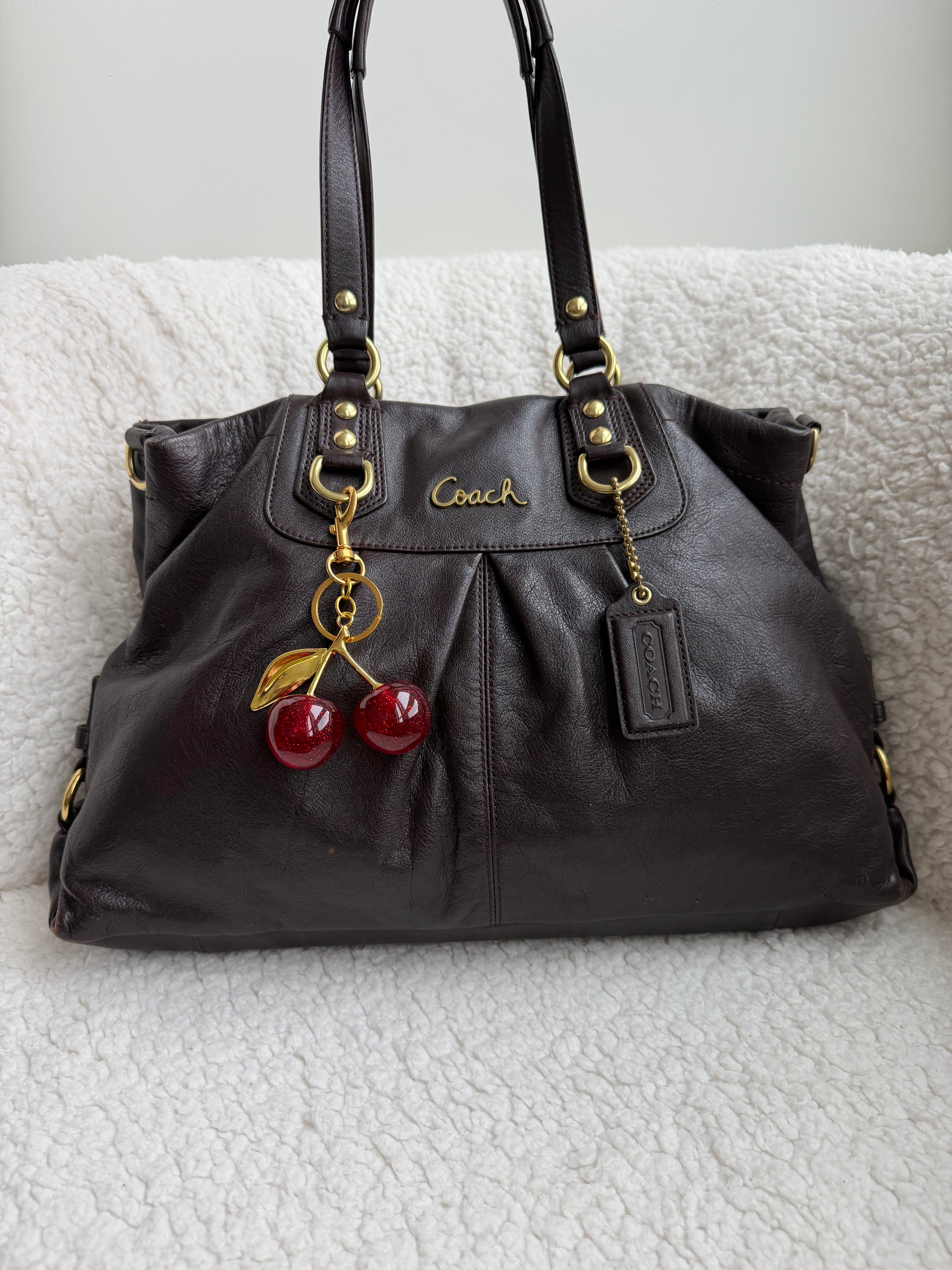 Coach Brown Leather Tote