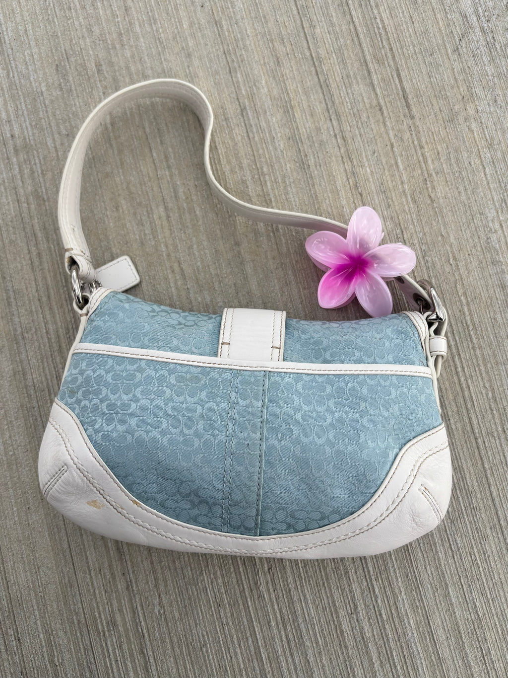 Y2K Coach Blue Mini Soho
