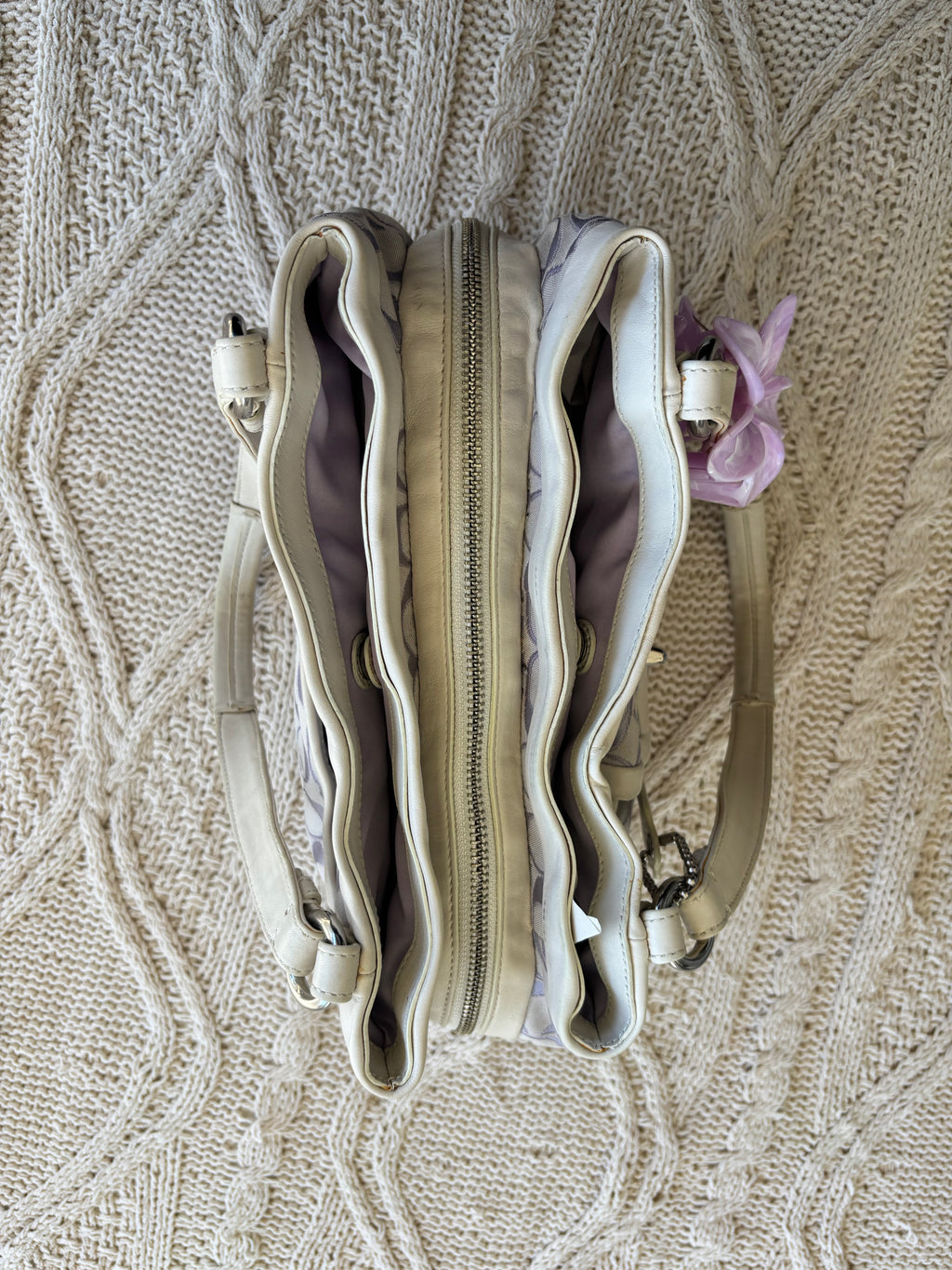 Y2K Coach Cricket Lavender Shoulder Bag