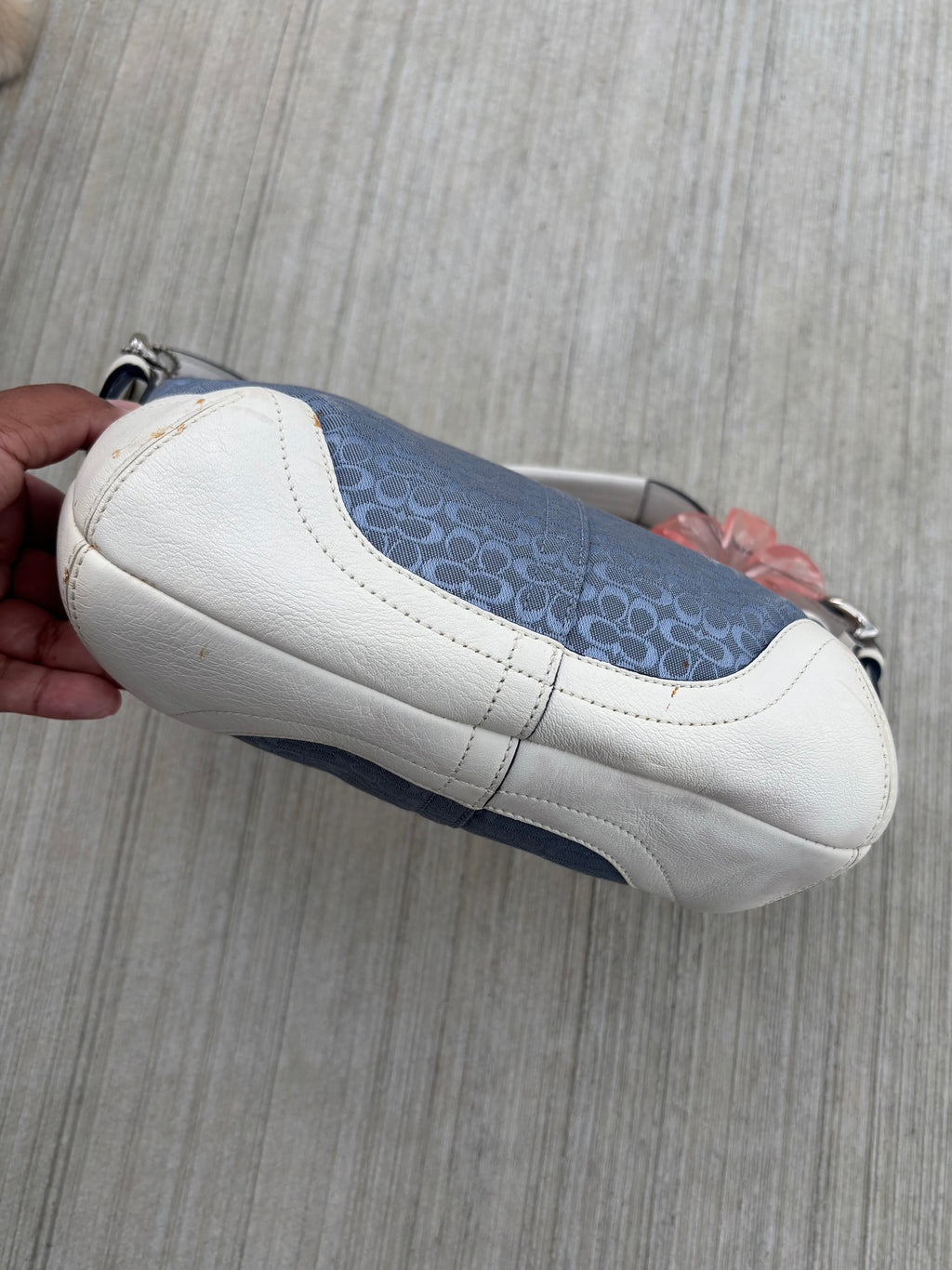 Y2K Coach Mini Blue Hobo