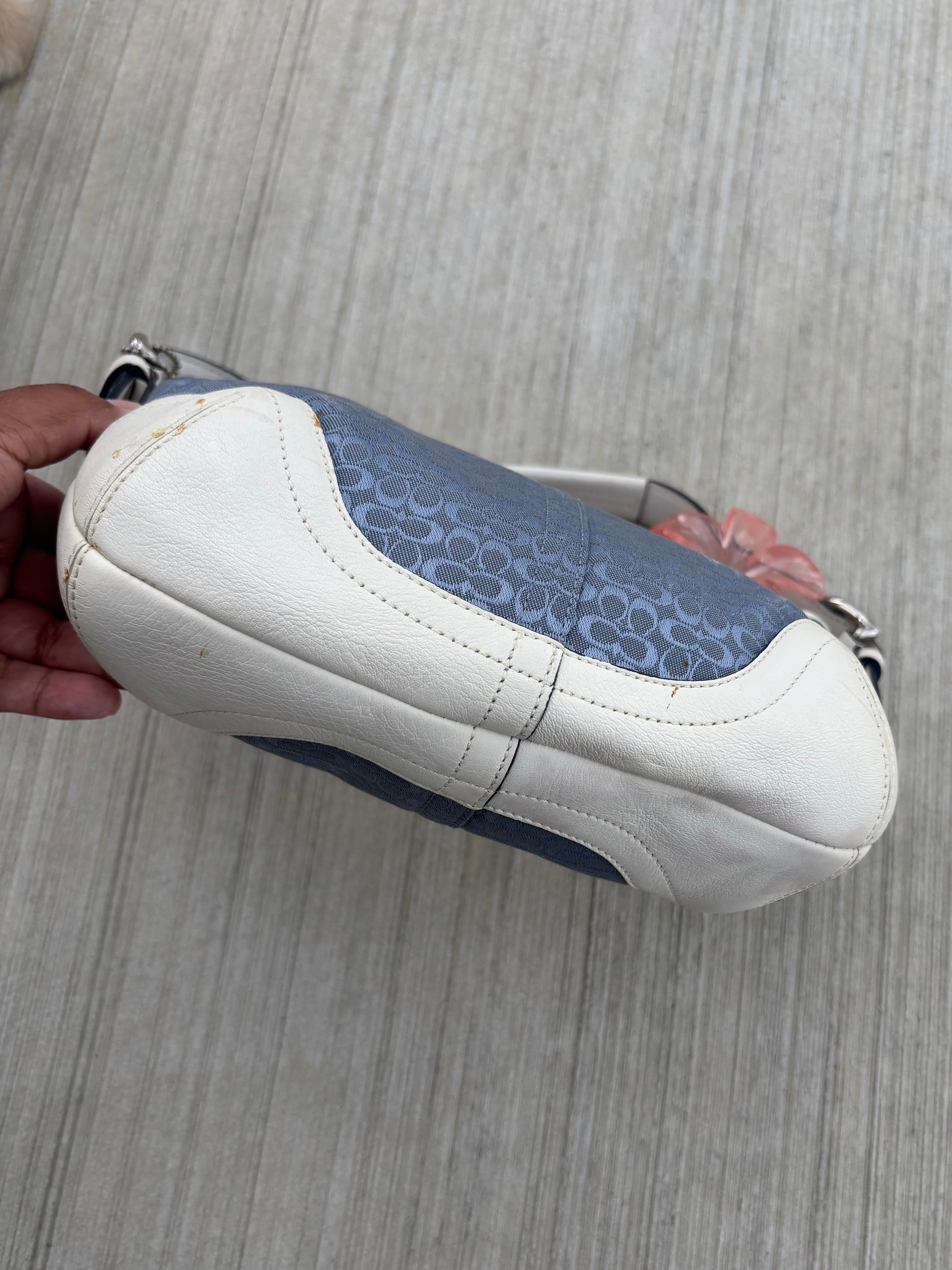 Y2K Coach Mini Blue Hobo