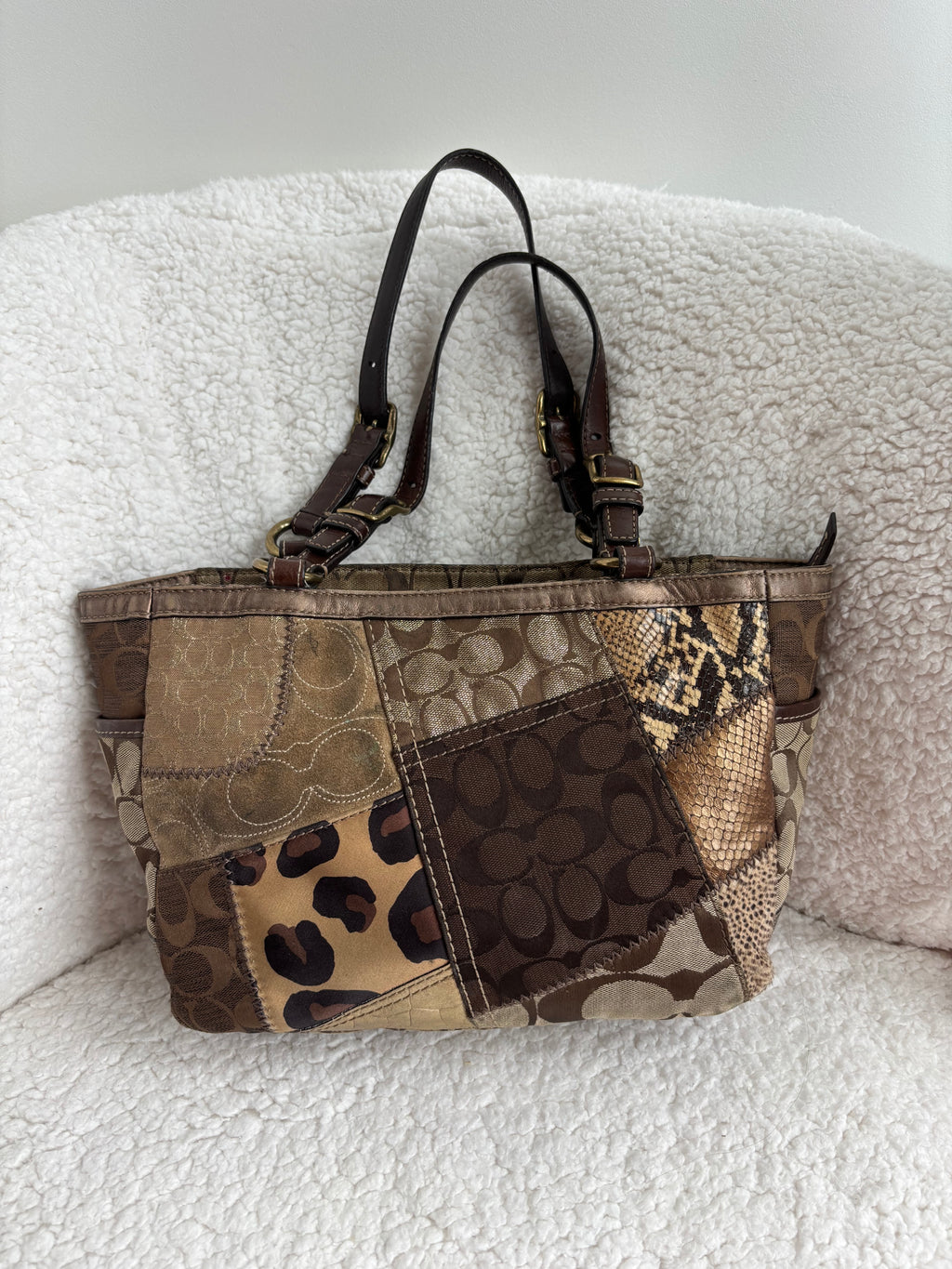 Coach Patchwork Tote Bag