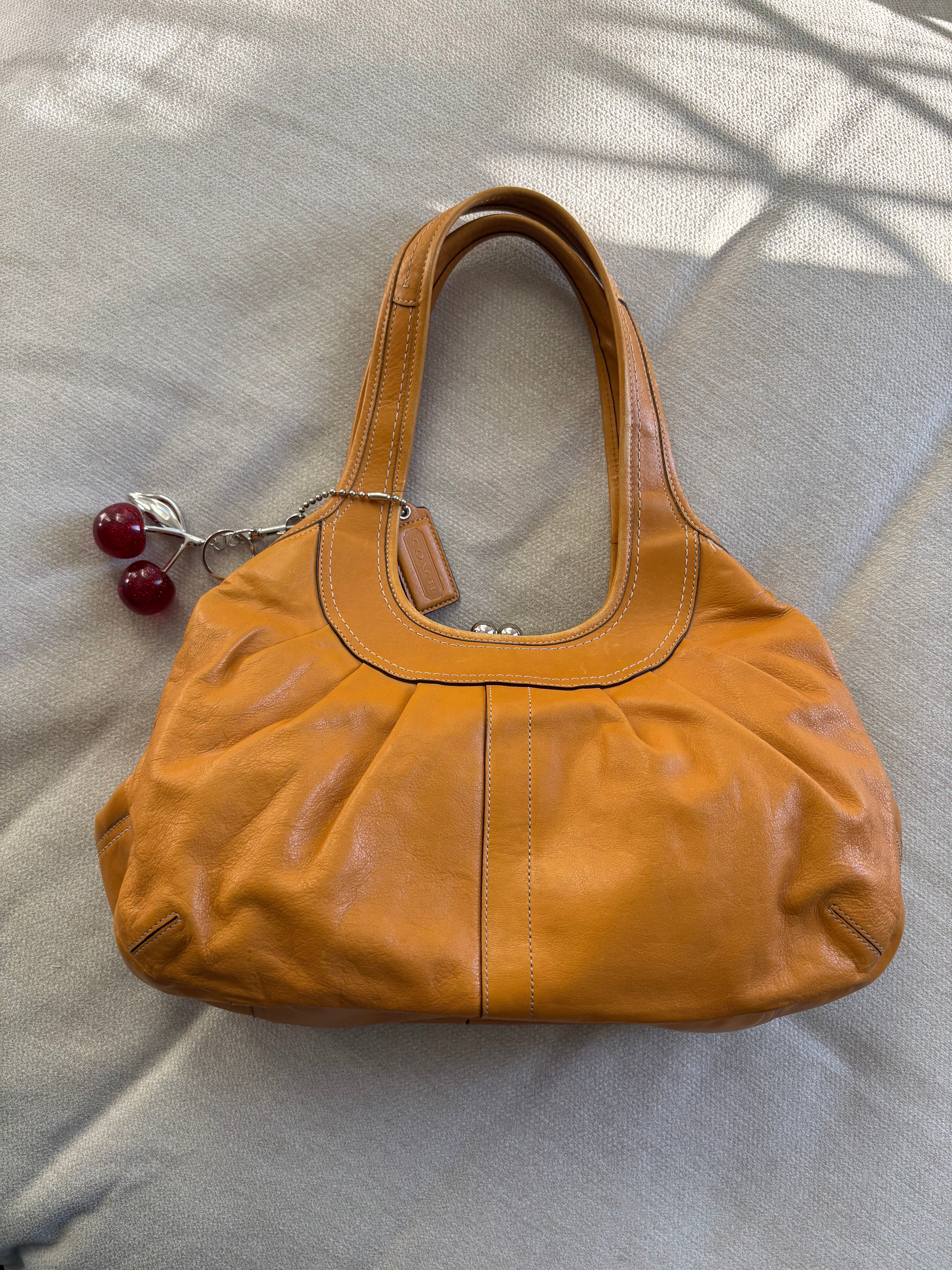 Y2K Coach Ergo Mustard Yellow Shoulder Bag