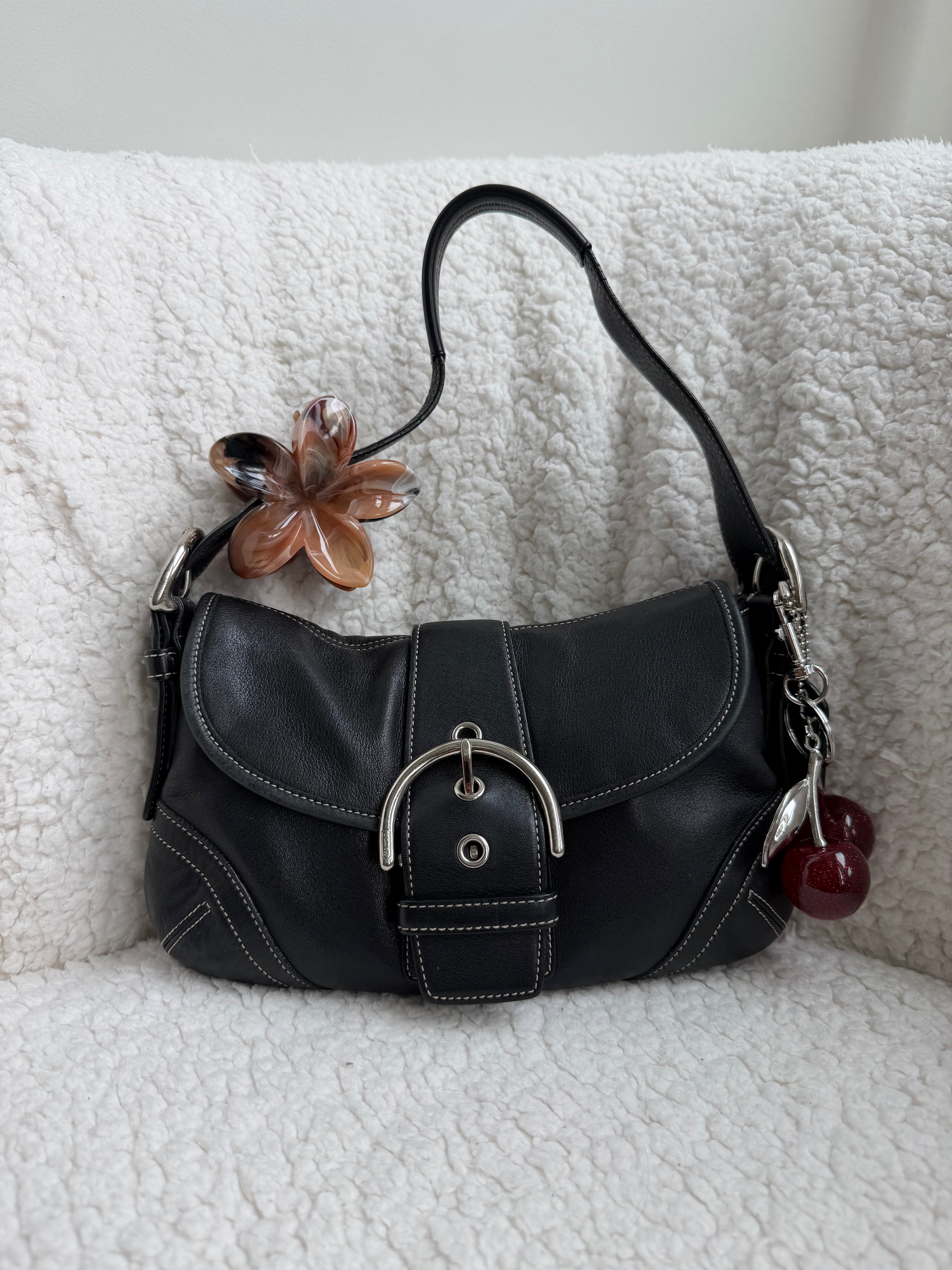 Coach Soho Mini Black Leather