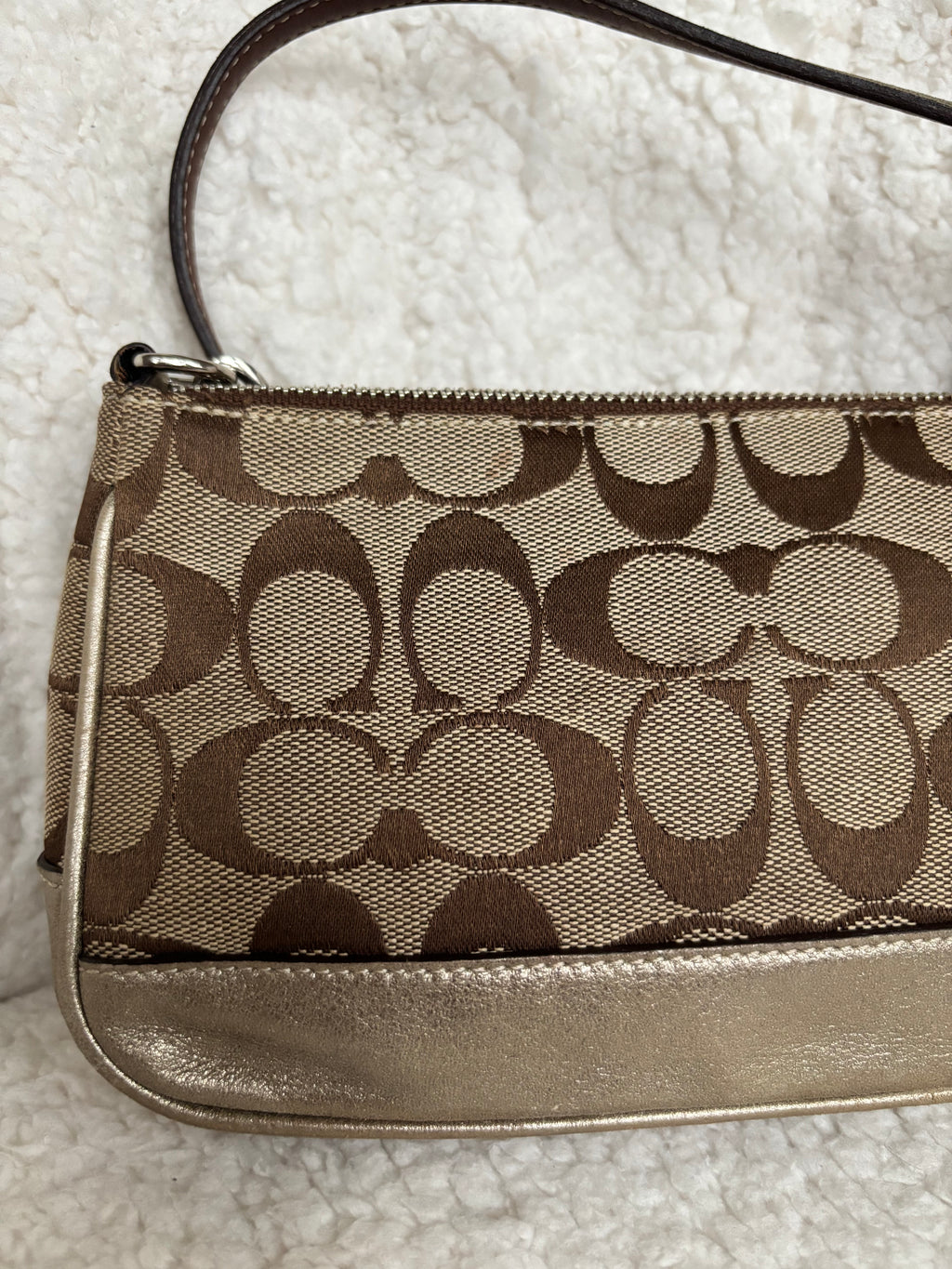 Coach Demi Bag Brown Signature