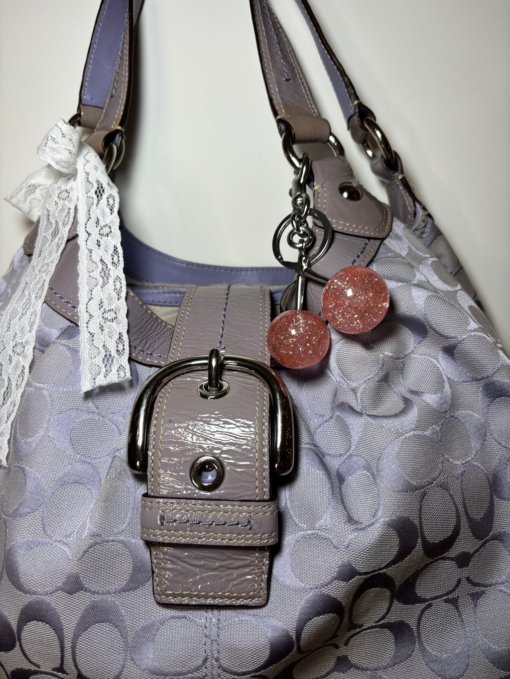 Coach Soho Purple Shoulder Bag and Wallet