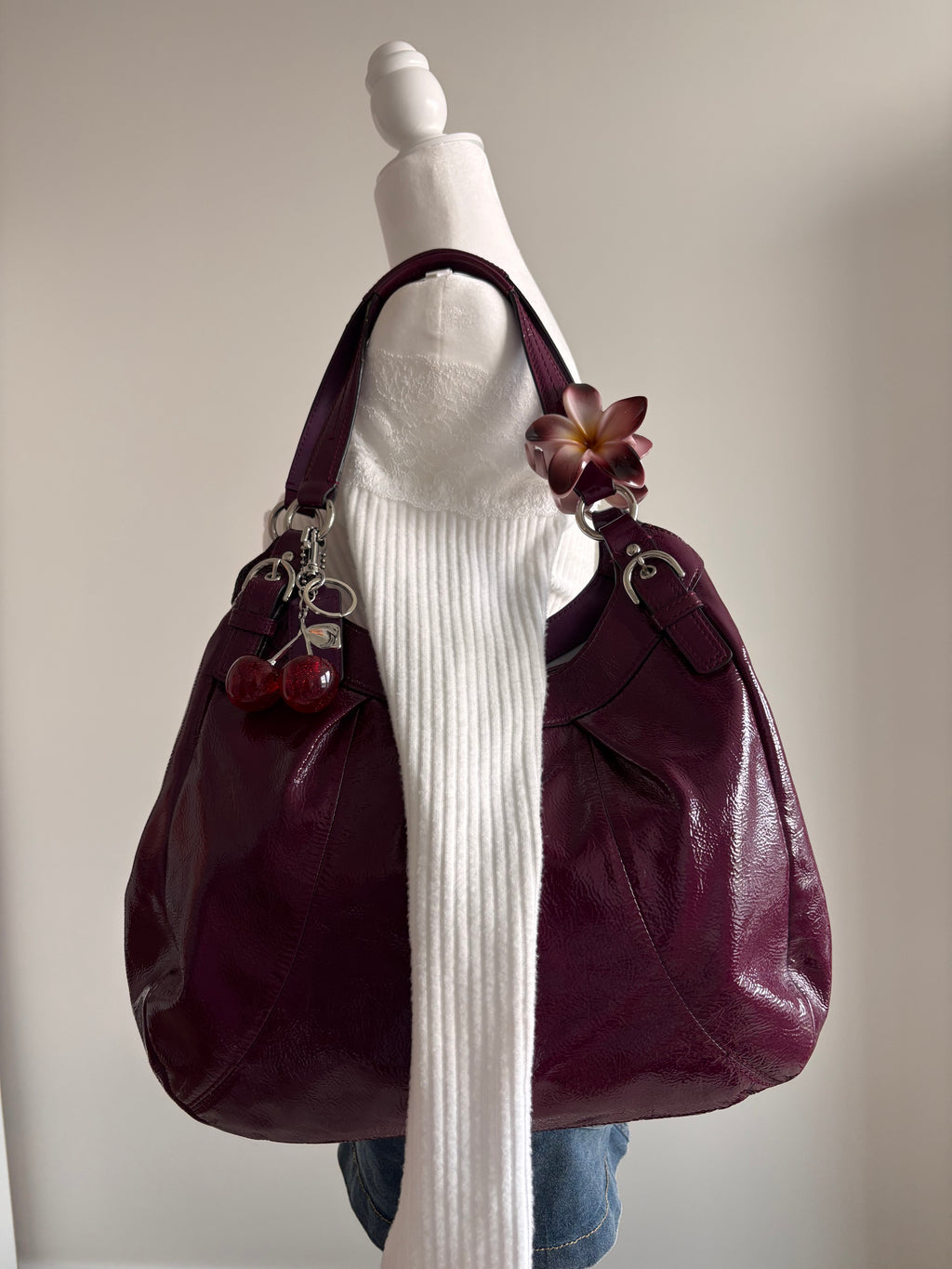 Coach Patent Leather Shoulder Bag
