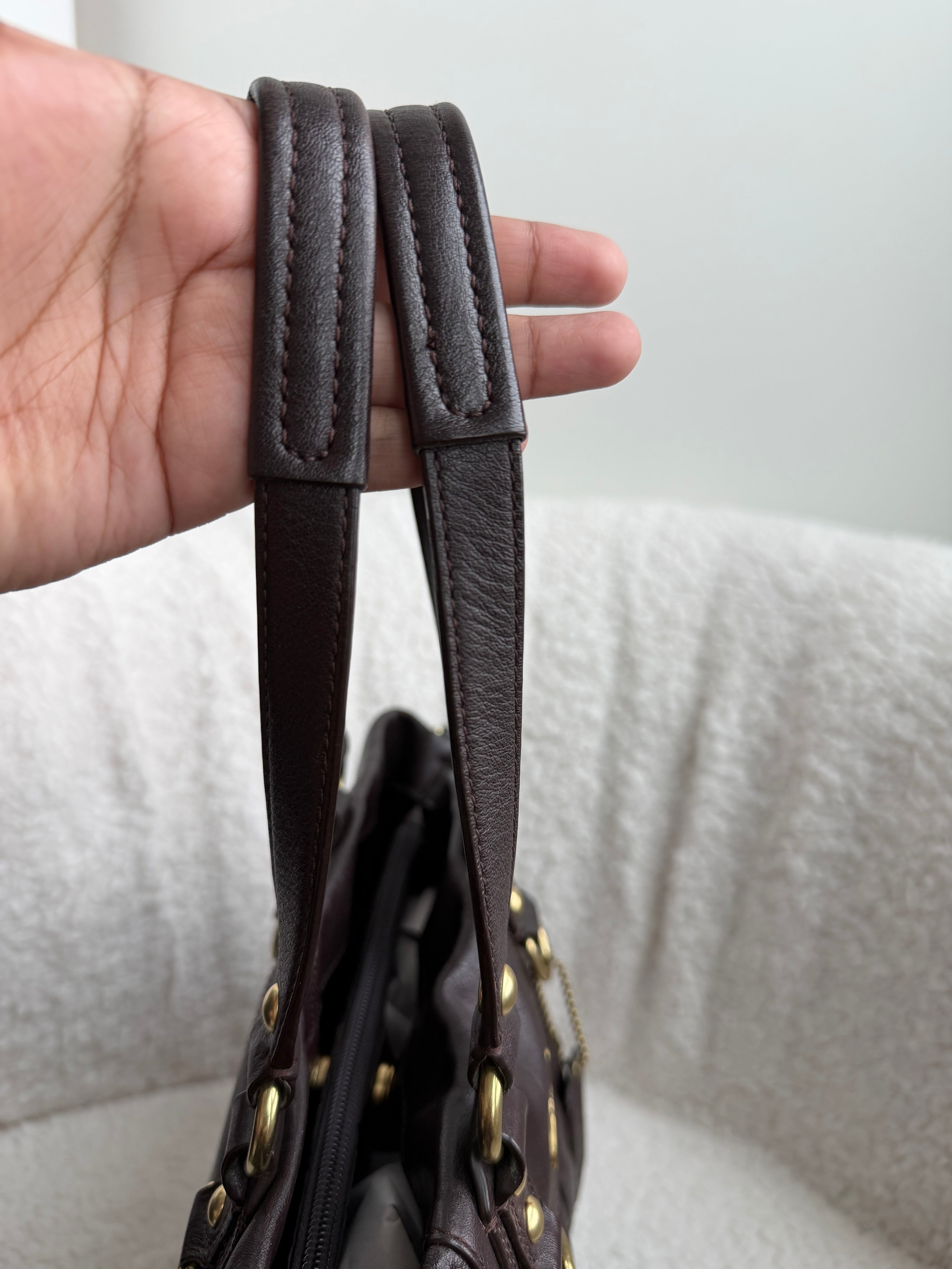 Coach Brown Leather Tote
