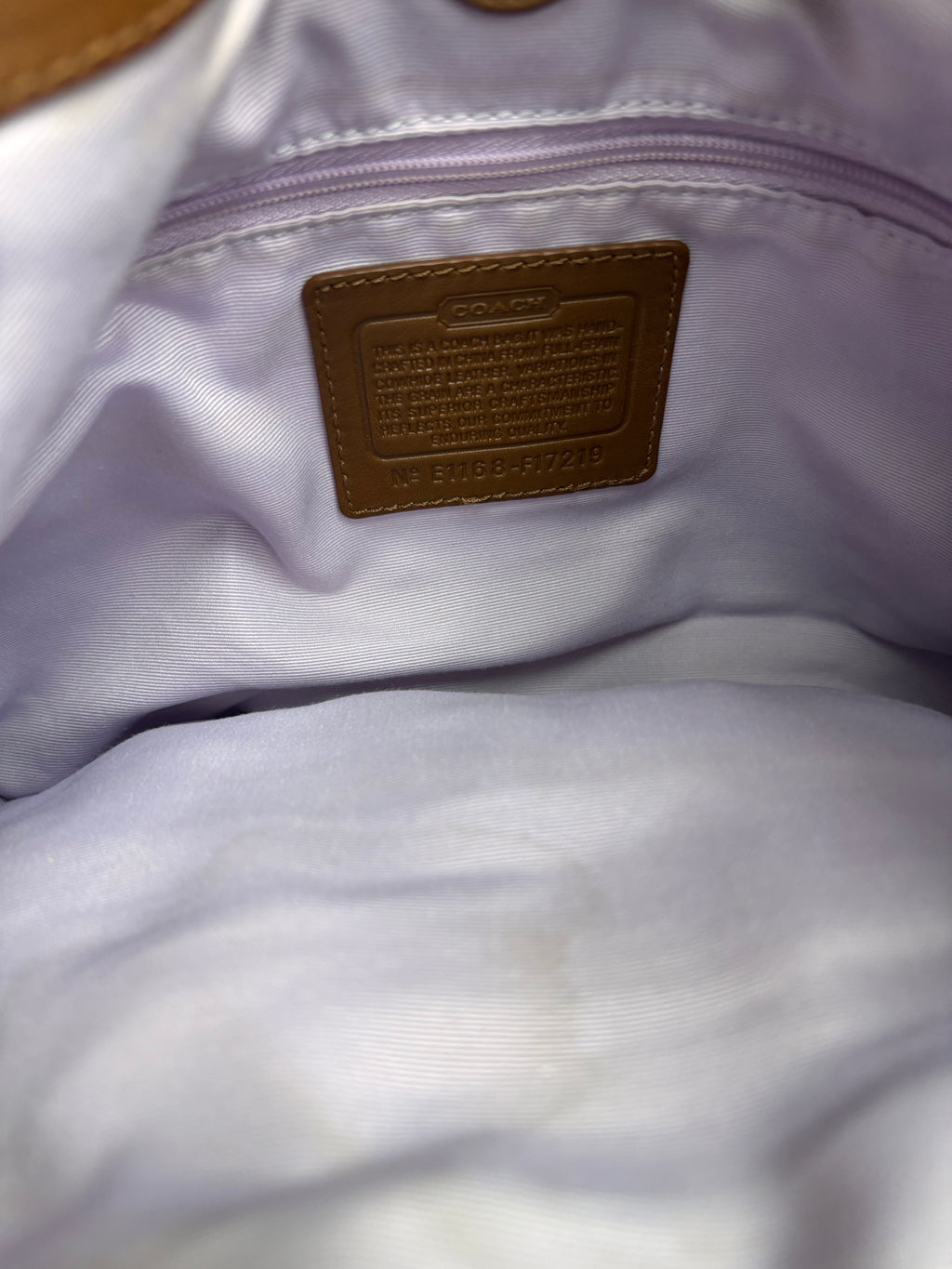 Coach Brown Leather Soho
