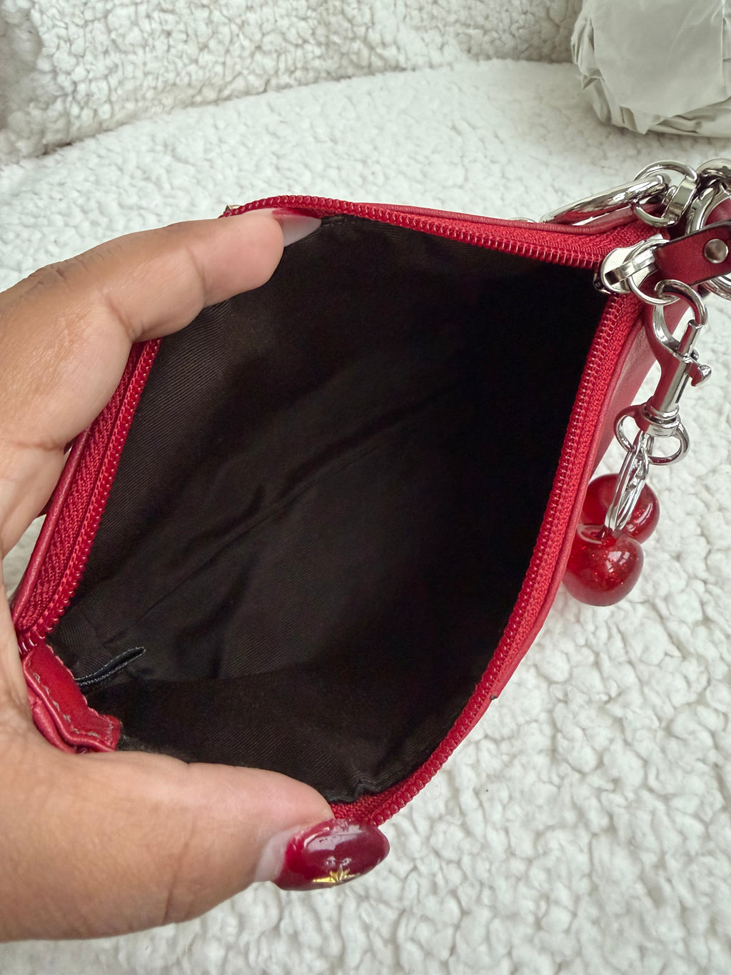 Coach Cherry Red Mini Bag
