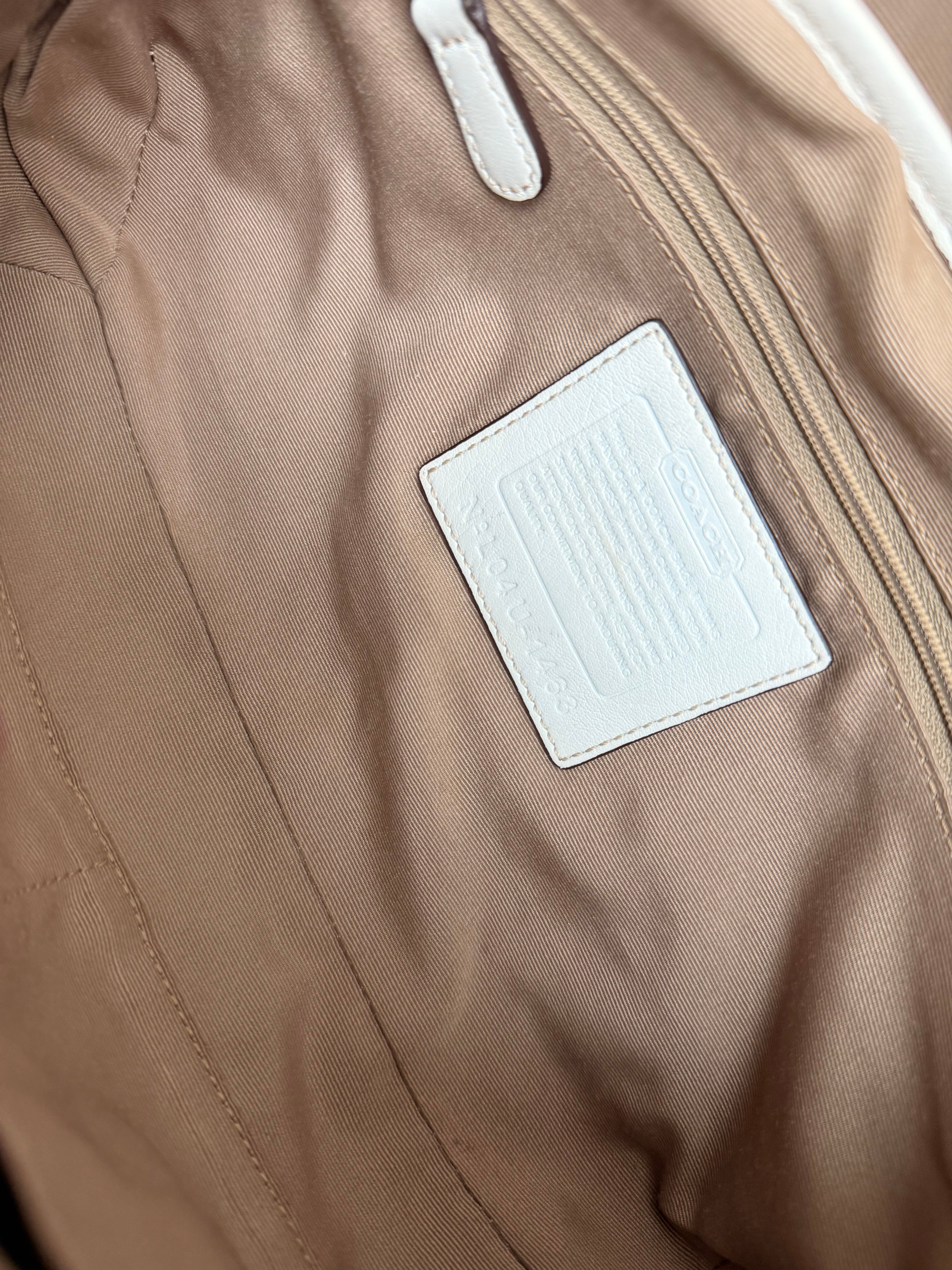 Coach Two Pocket Soho White