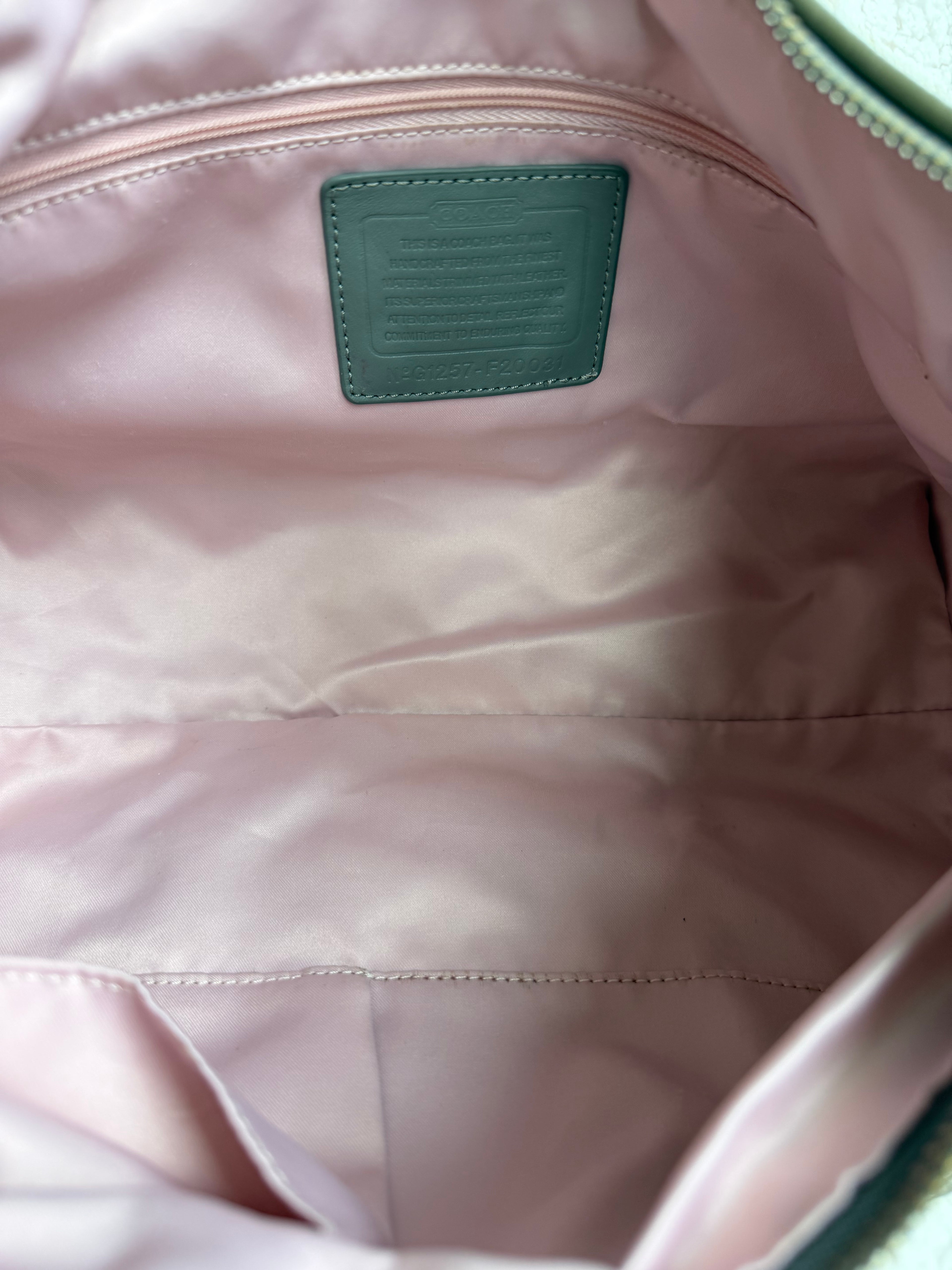 Coach Ashley Grey Shoulder Bag