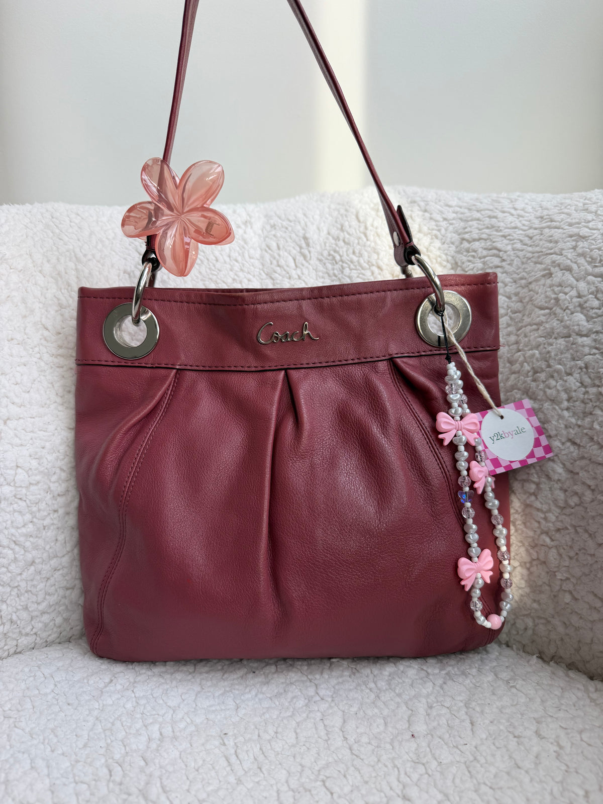 Coach Shoulder Bag Mauve