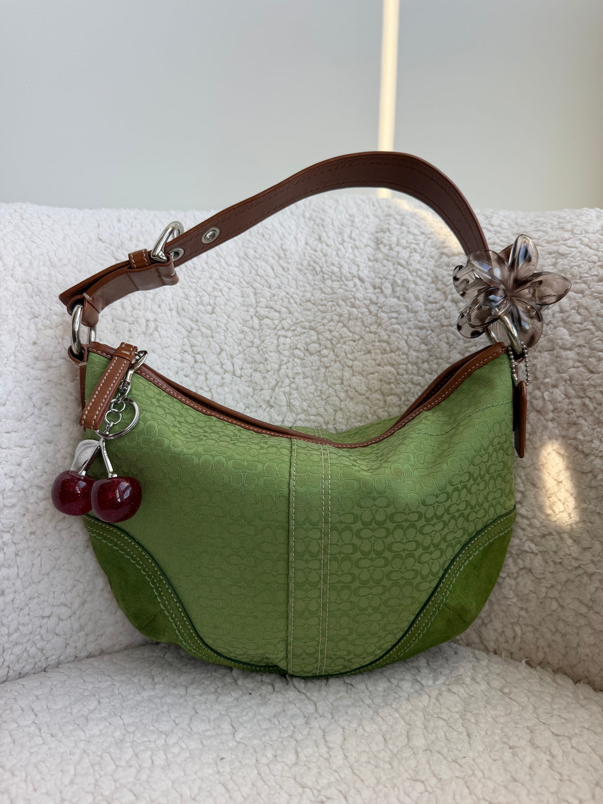 Coach Green Hobo Shoulder Bag