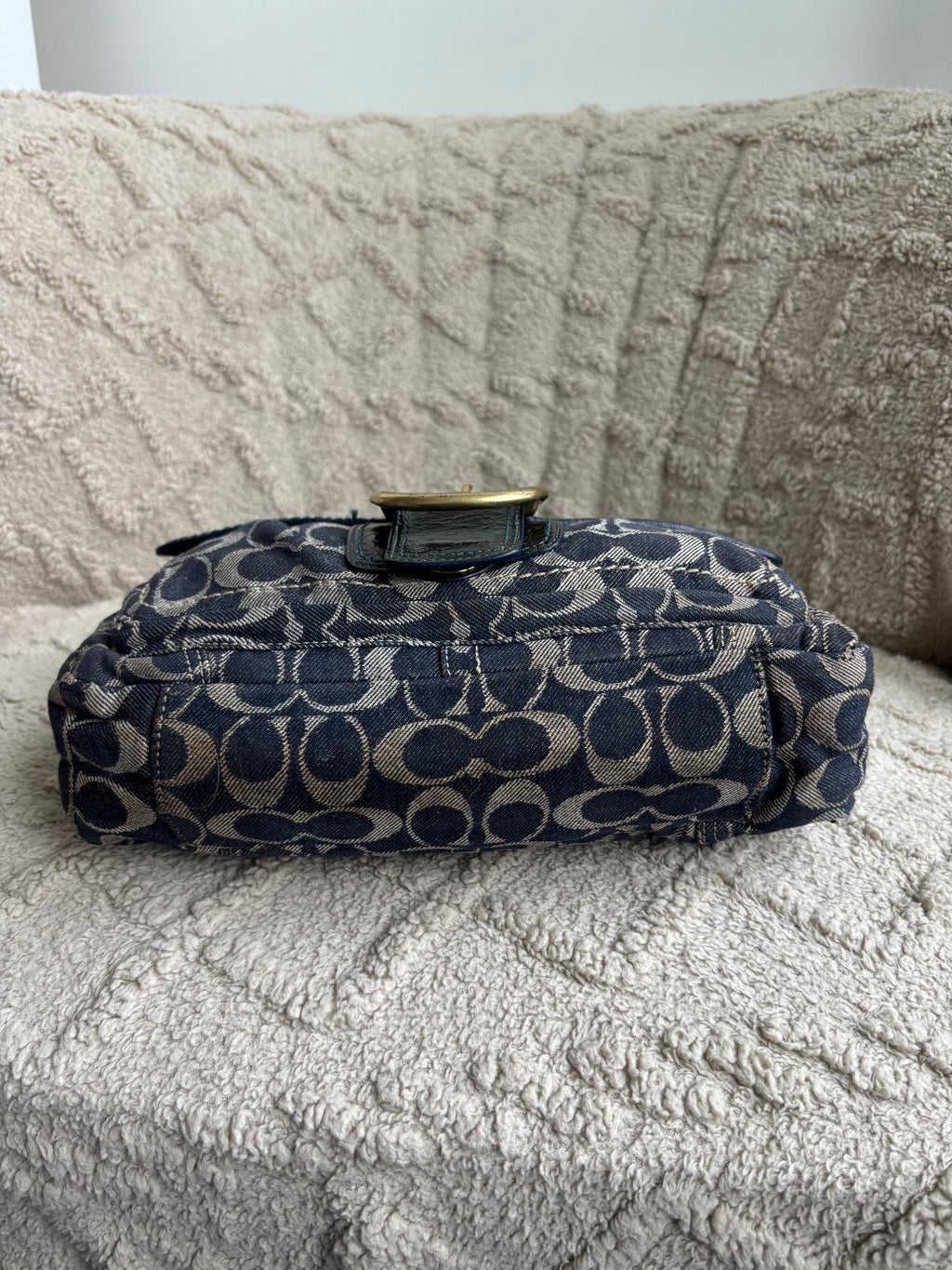 Y2K Coach Denim Soho Shoulder Bag