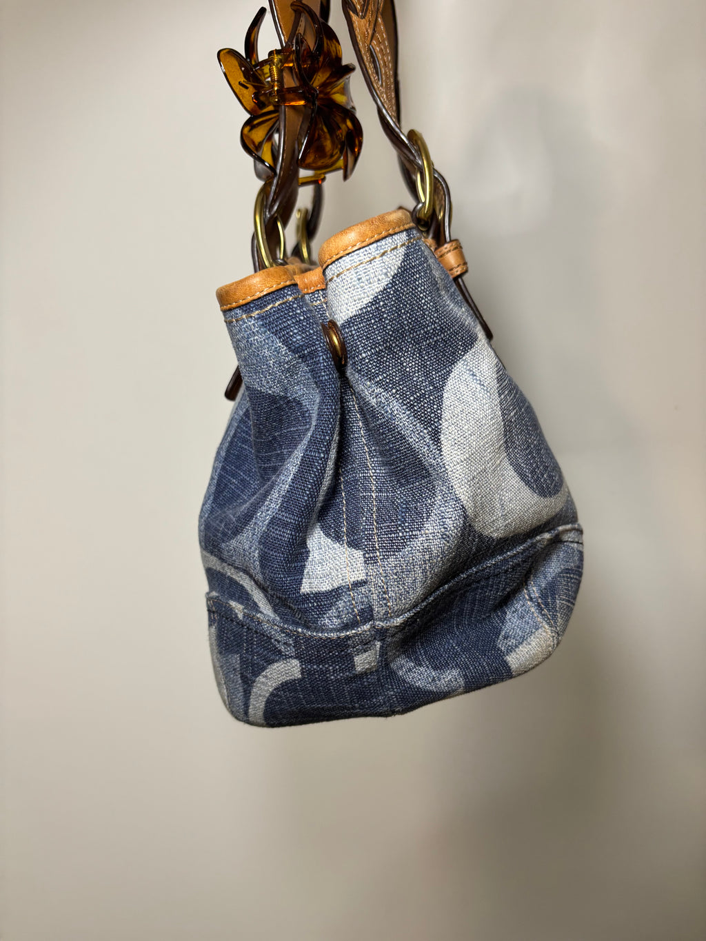 Coach Denim Shoulder Bag