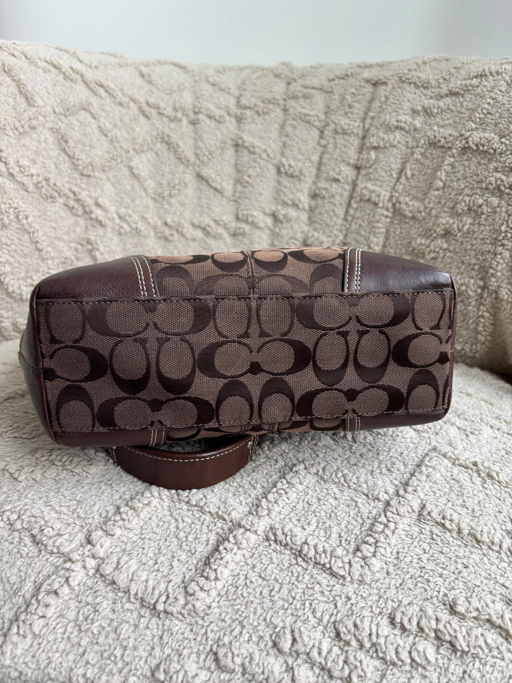 Y2K Coach Chocolate Brown Tote Bag