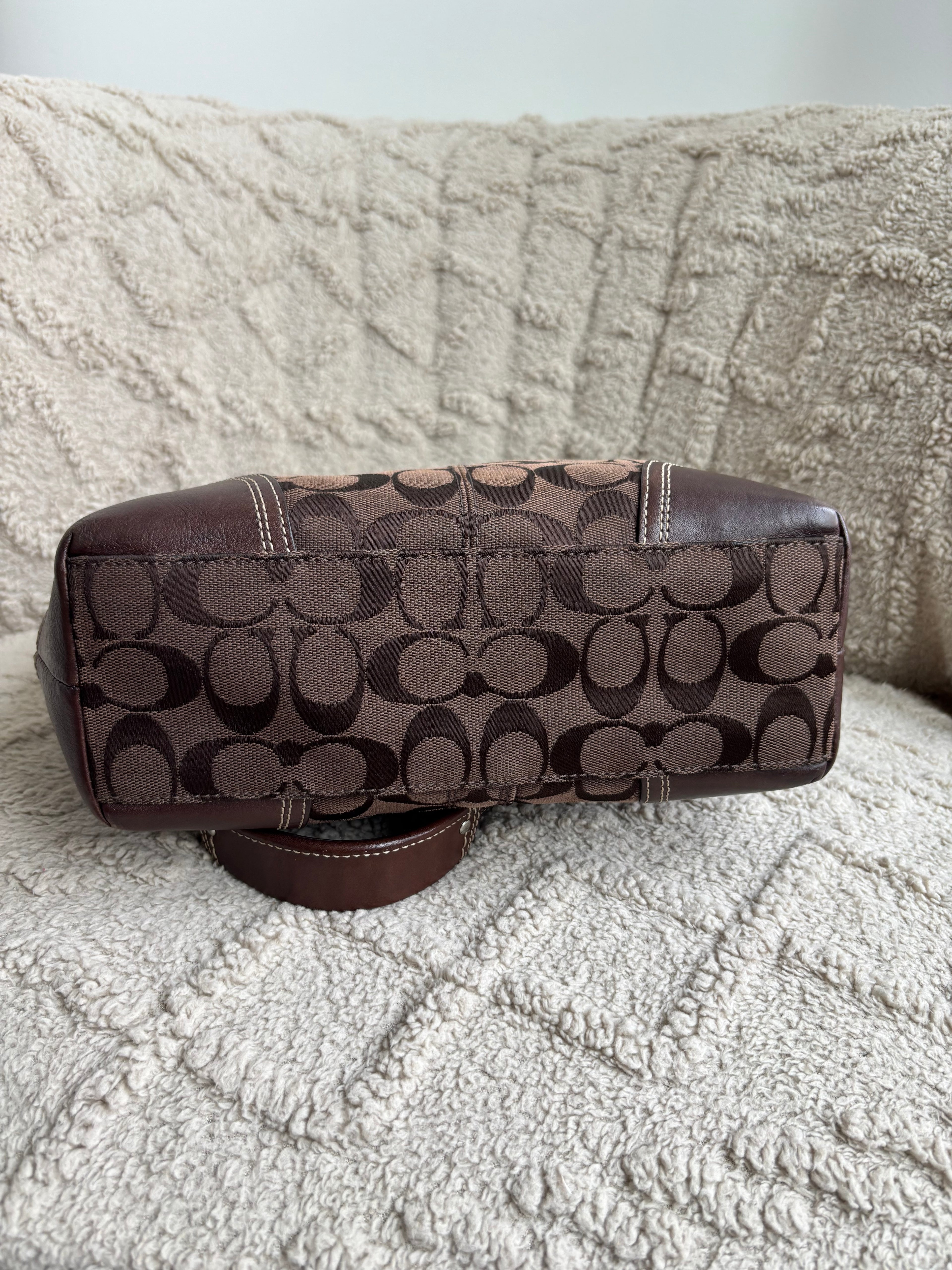 Y2K Coach Chocolate Brown Tote Bag