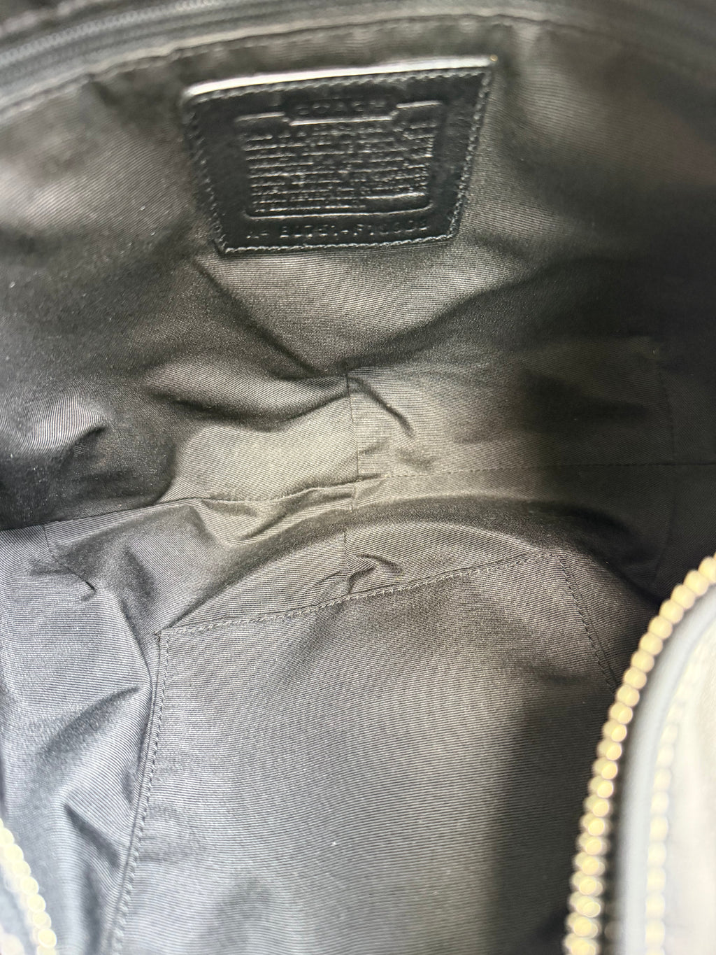 Coach Black Medium Hobo