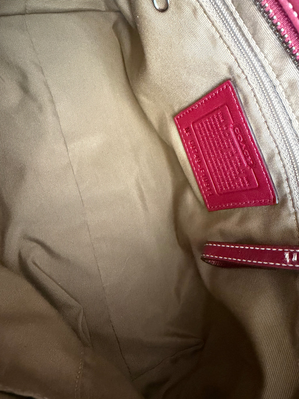 Coach Small Soho Tote Red