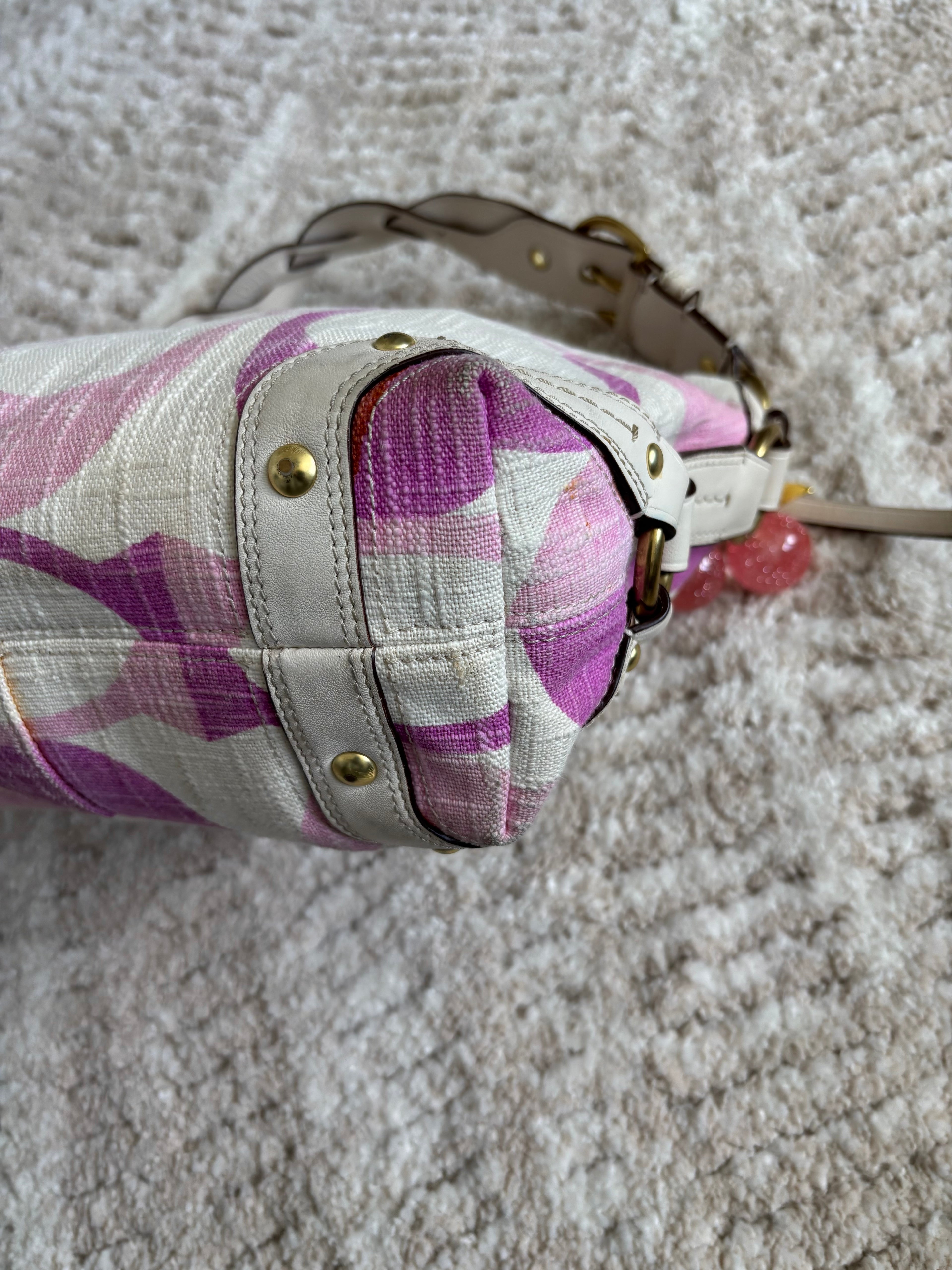 Coach Carly Pink Shoulder Bag