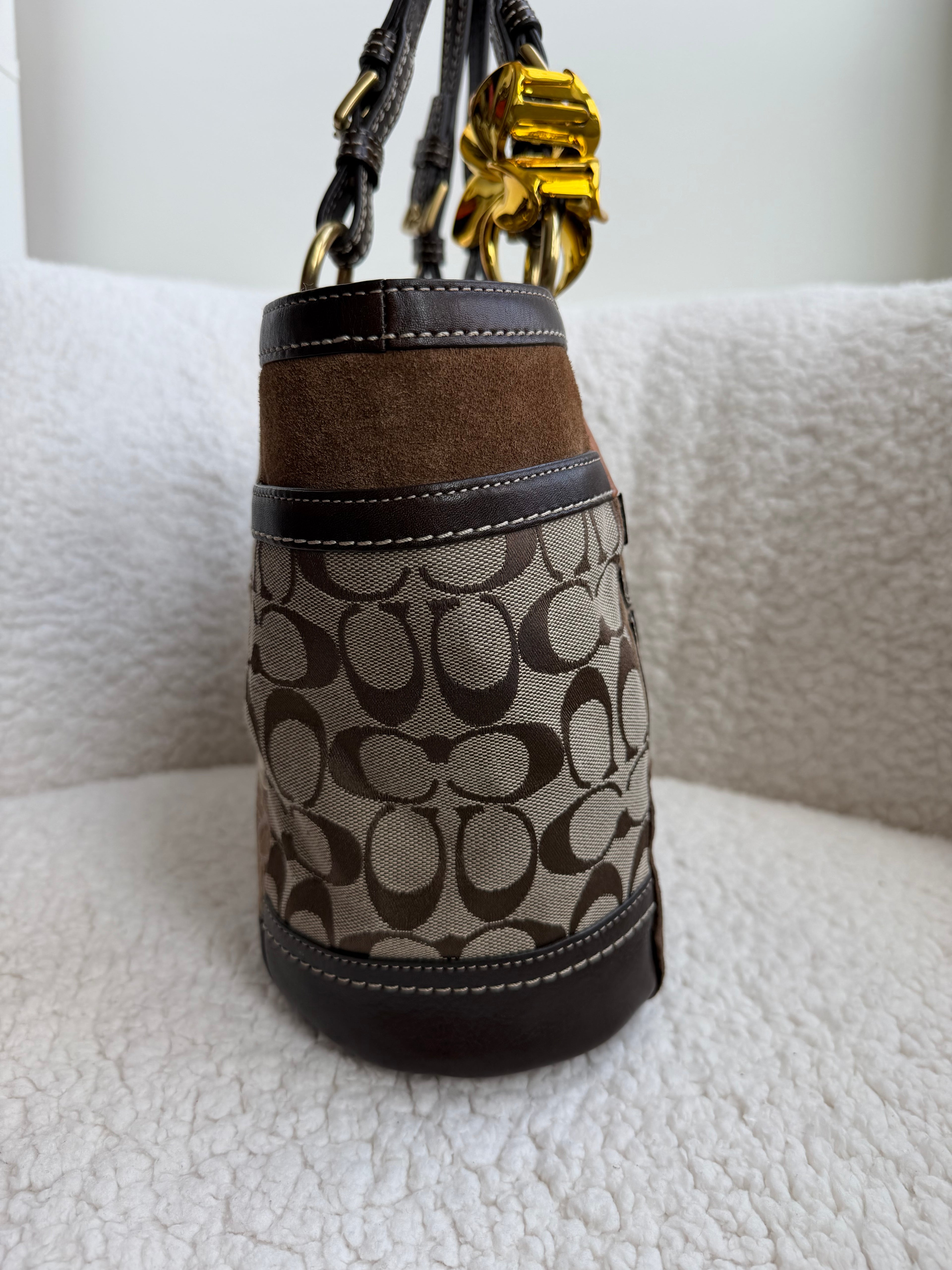 Coach Patchwork Tote Shoulder Bag