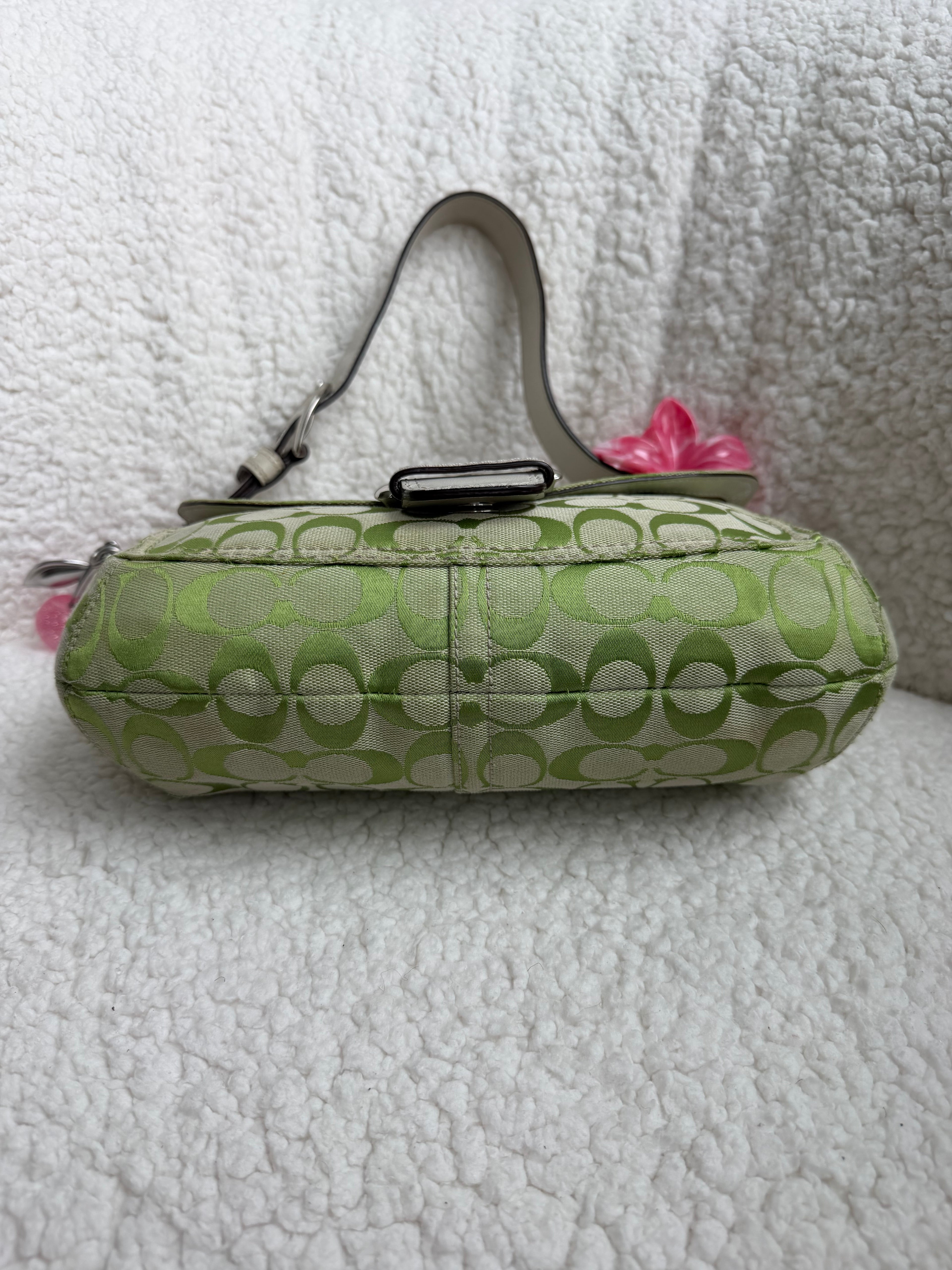 Coach Green Soho Signature
