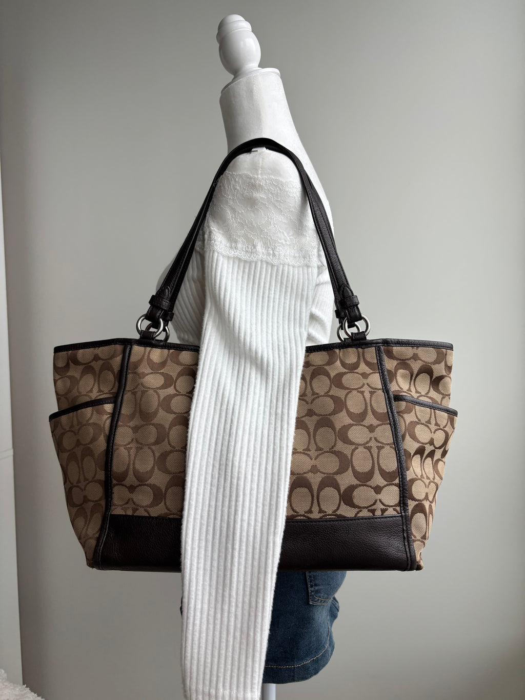 Coach Signature Brown Tote Bag