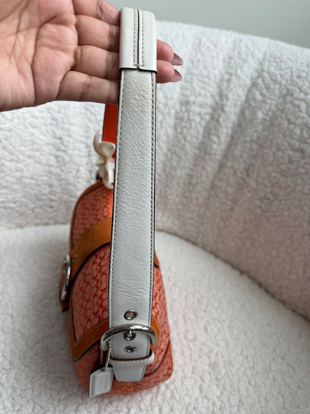 Coach Mini Two Pocket Soho Orange