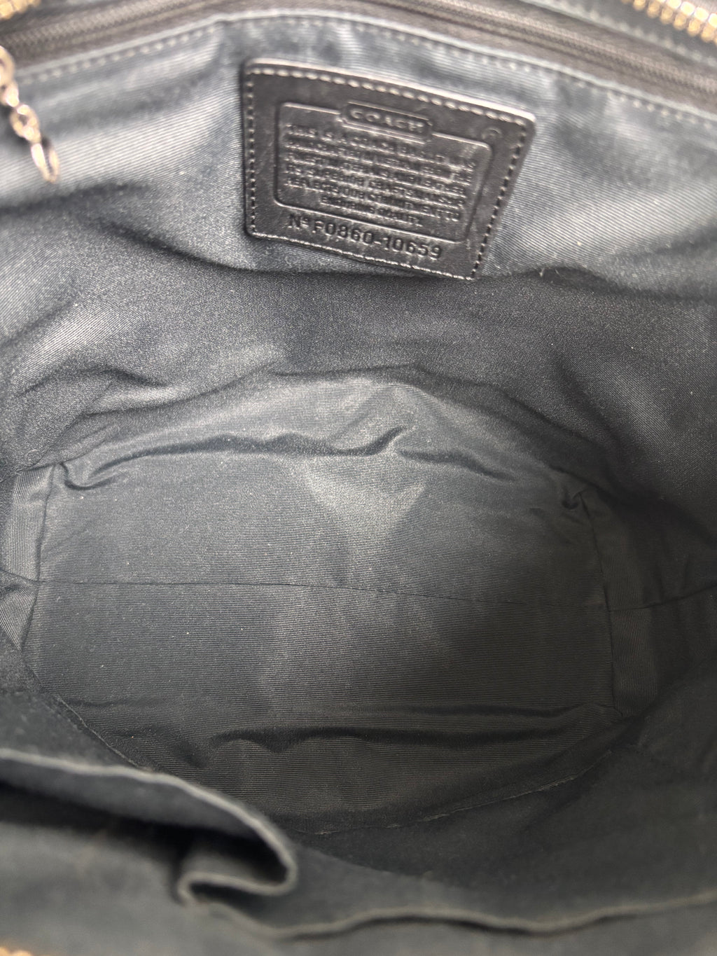 Coach Signature Black Tote Bag