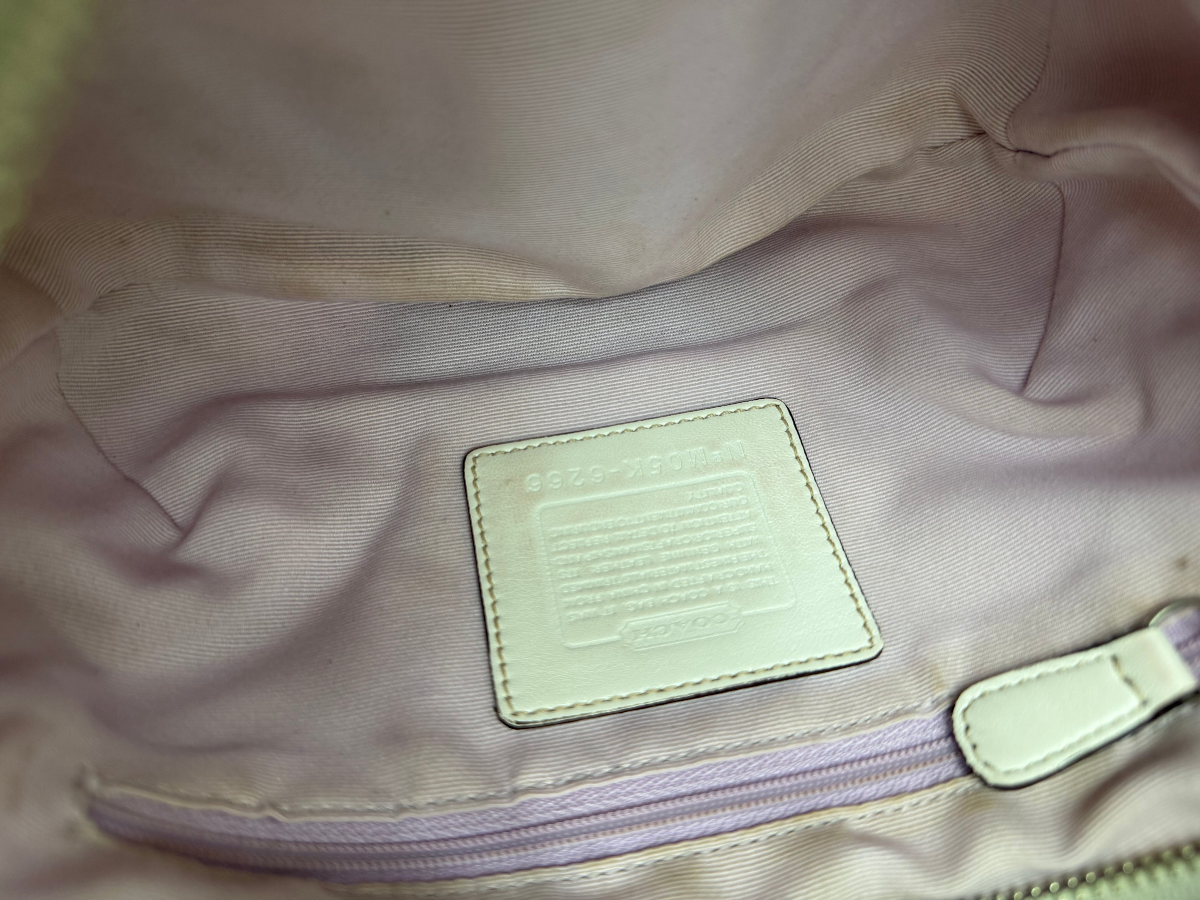 Coach Purple Signature Mini Hobo