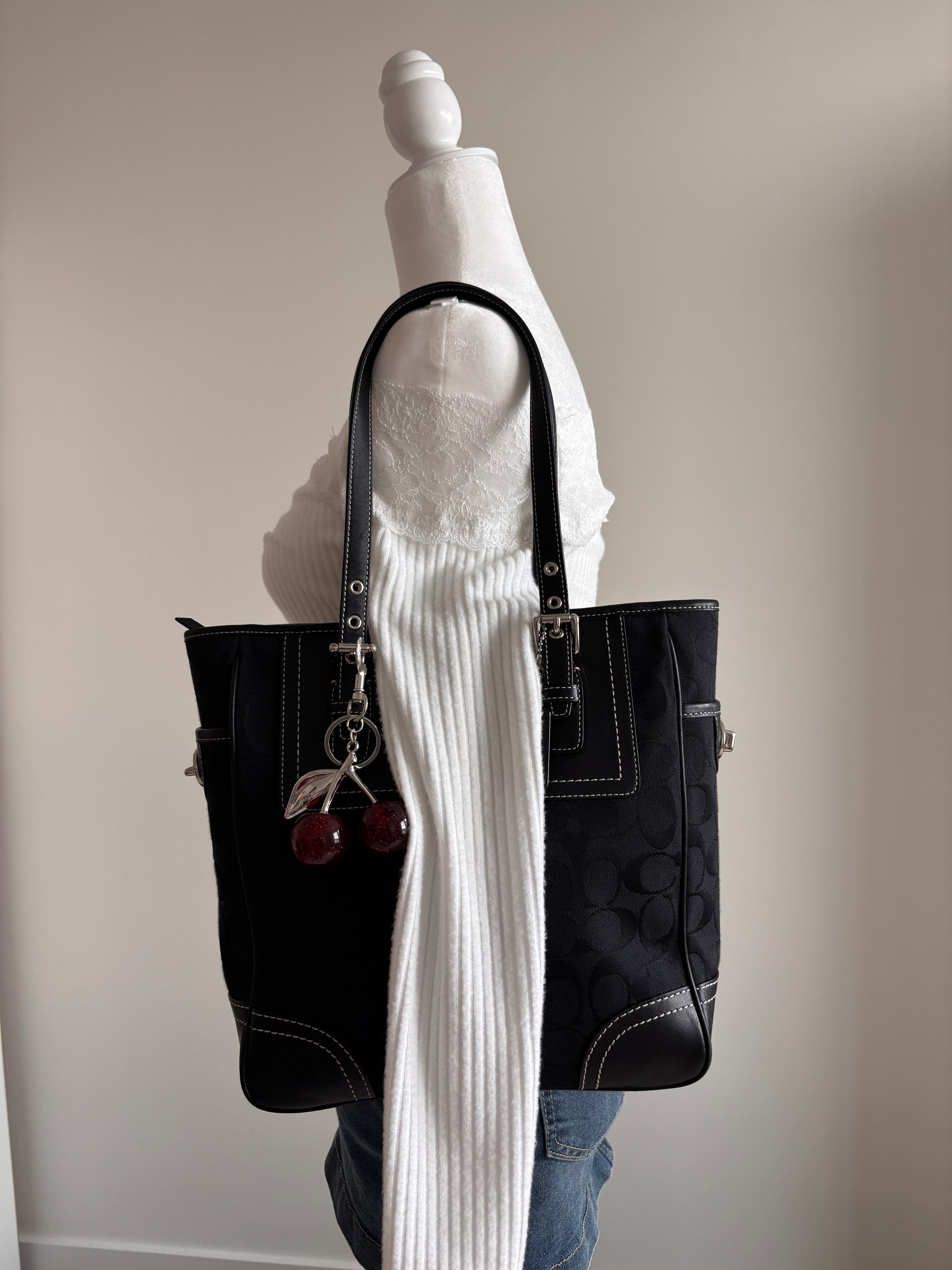 Coach Signature Black Tote Bag