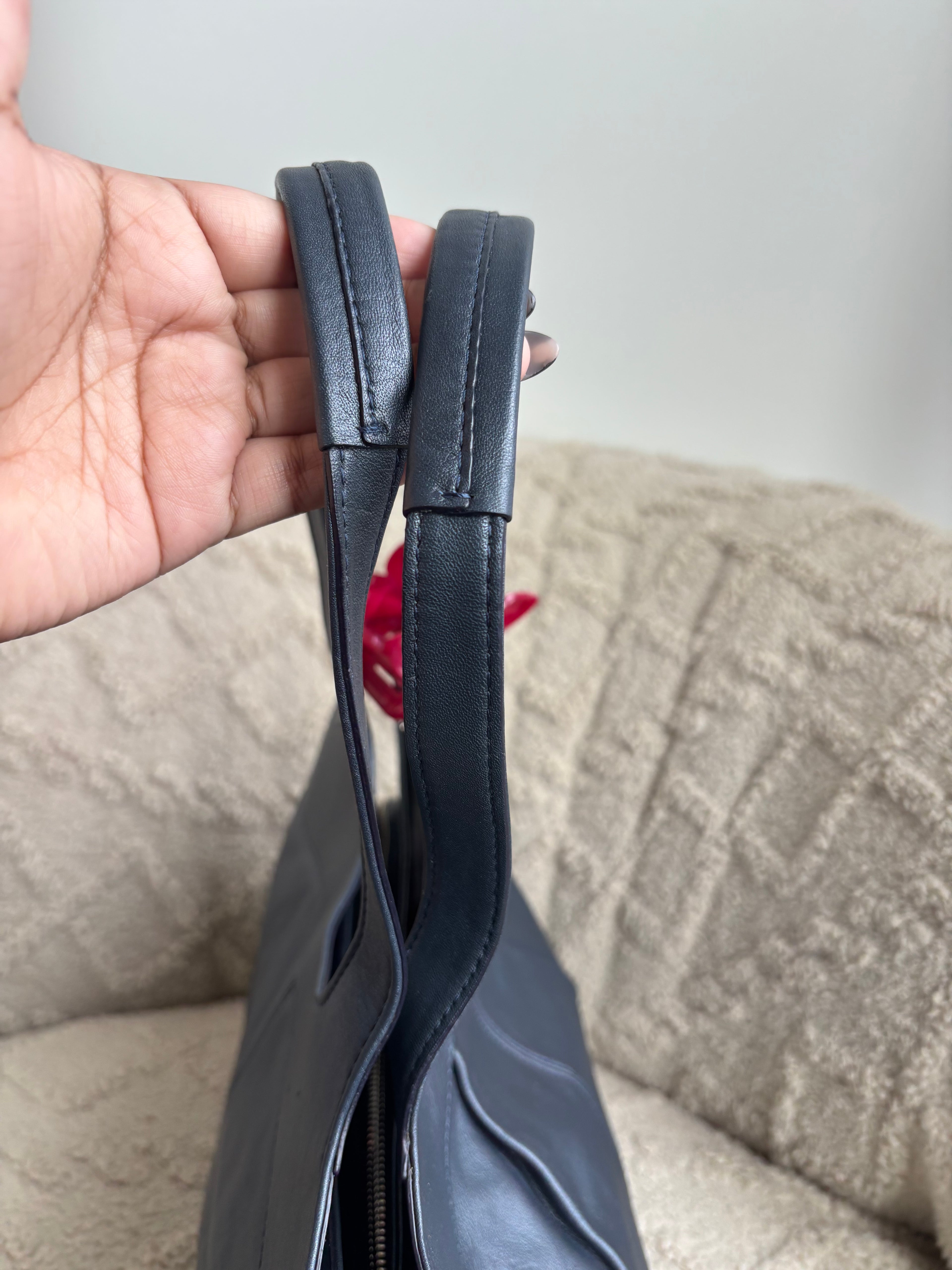 Y2K Coach Lexi Midnight Blue Shoulder Bag