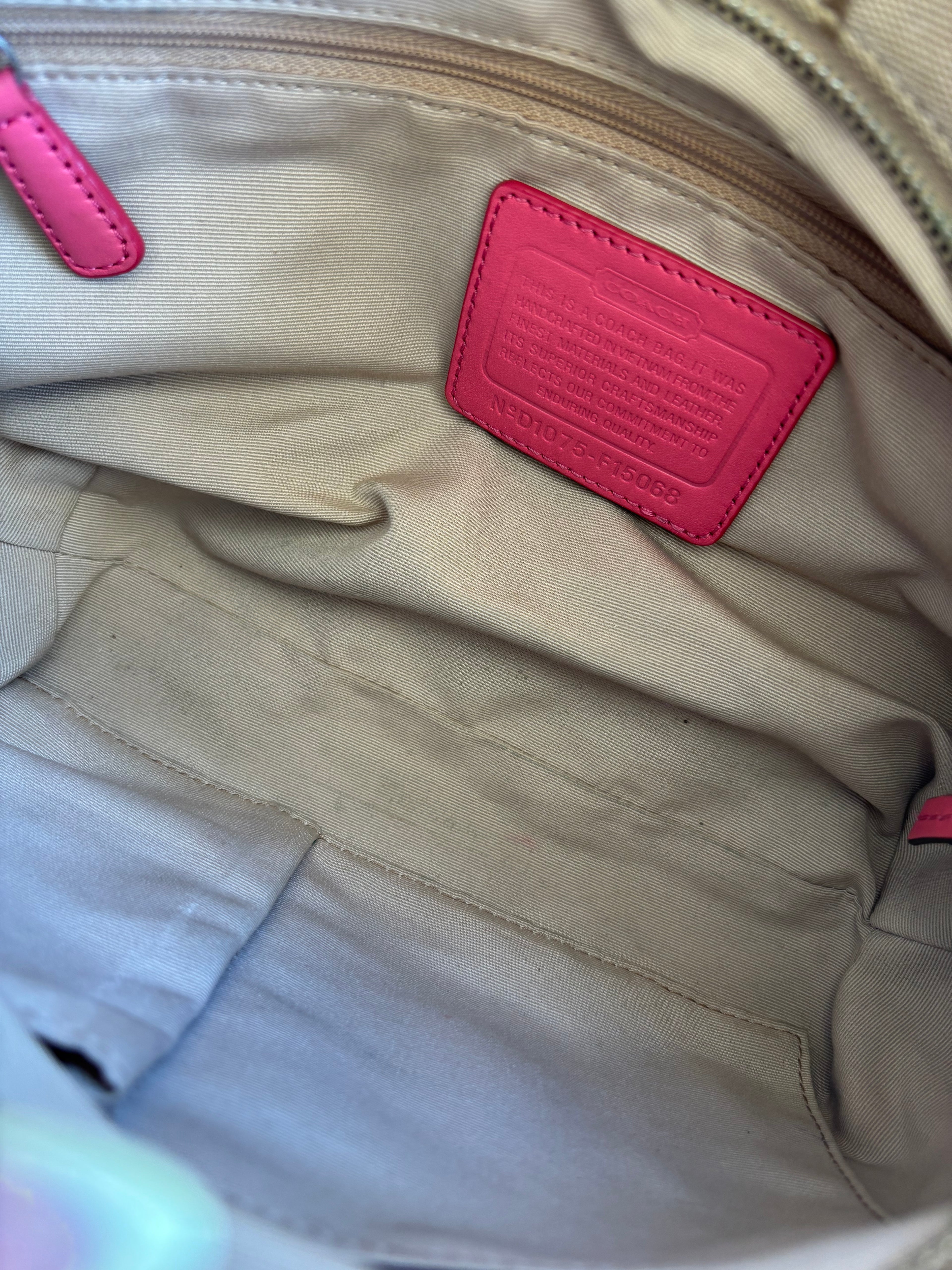 Y2K Coach East West Shoulder Bag