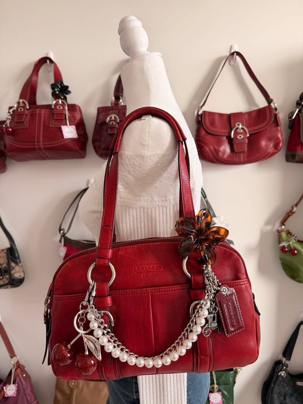 Coach Bonnie Satchel Shoulder Bag