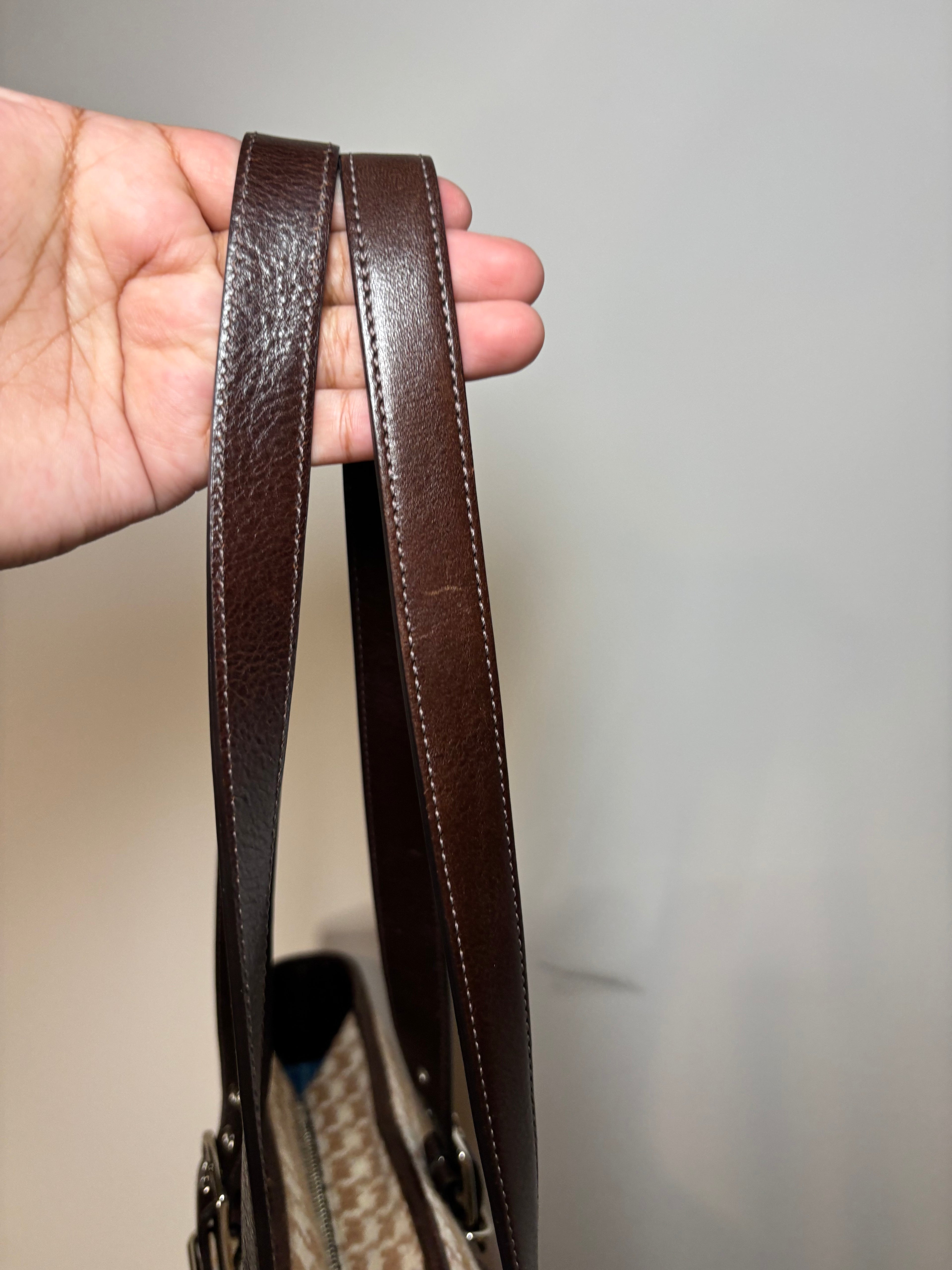 Coach Tweed Shoulder Bag