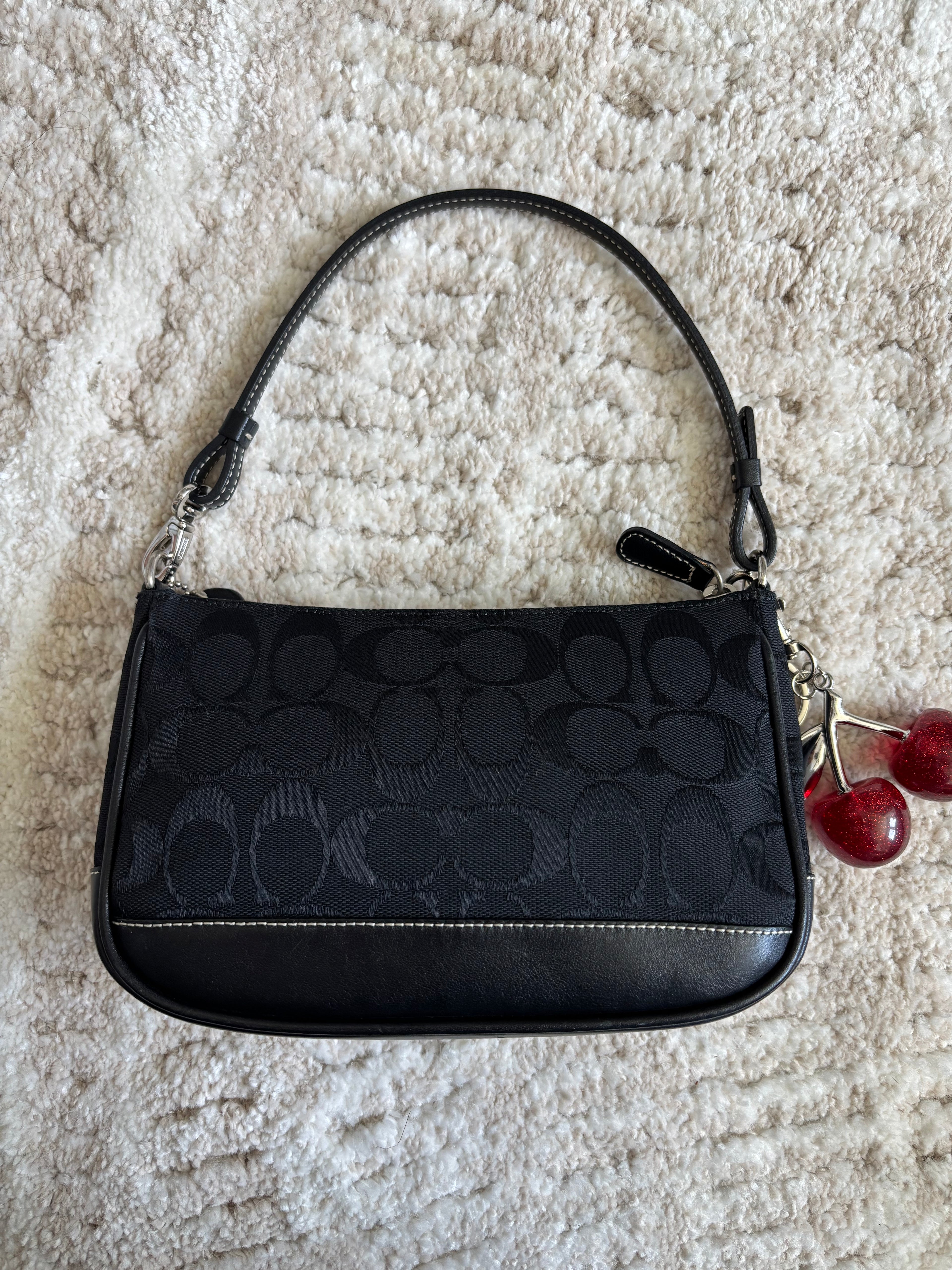 Coach Demi Bag Black Signature